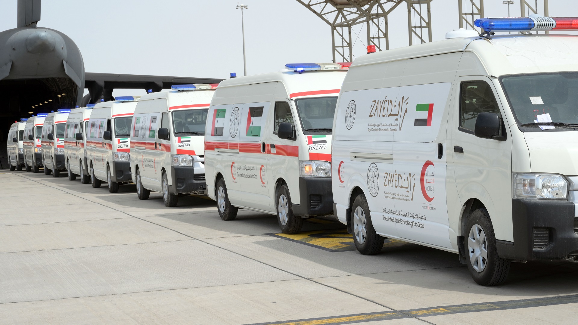 Image for the title: UAE sends ambulances to Egyptian city of Al Arish  