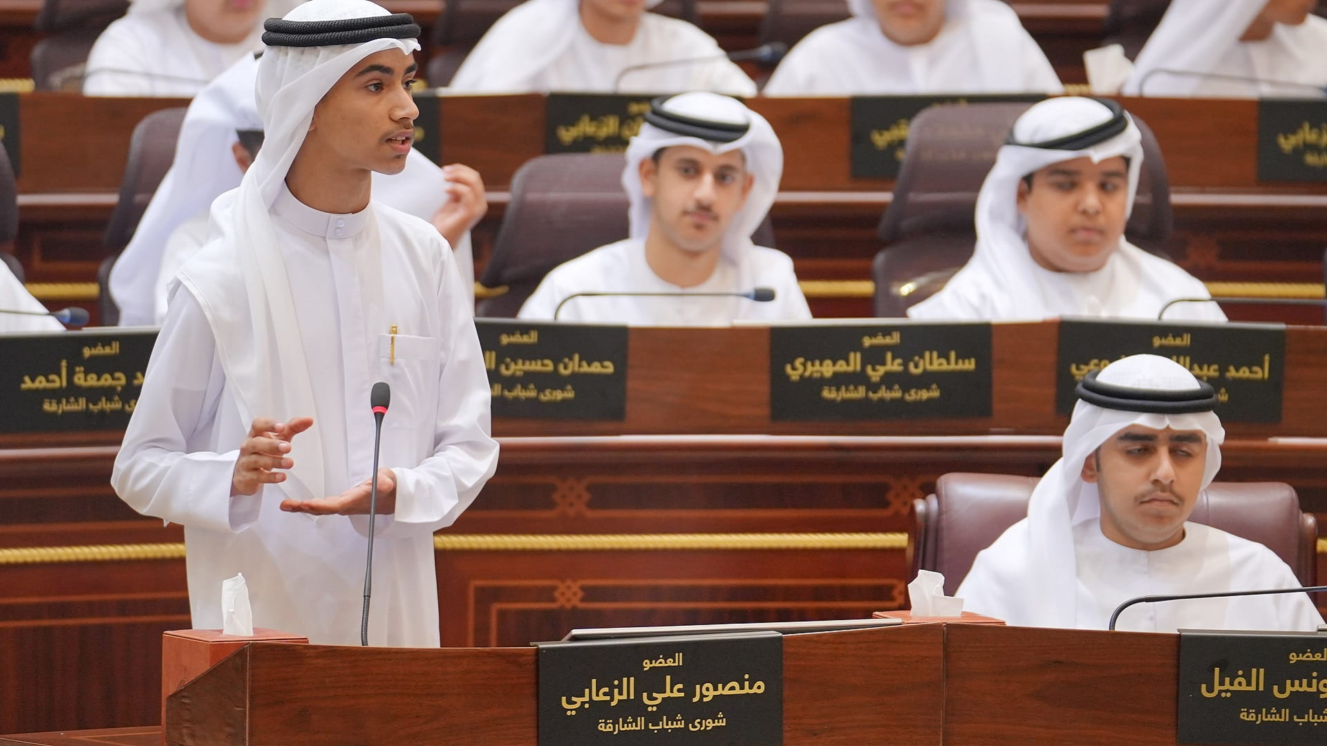 Image for the title: Rubu’ Qarn session discusses children and youth issues 