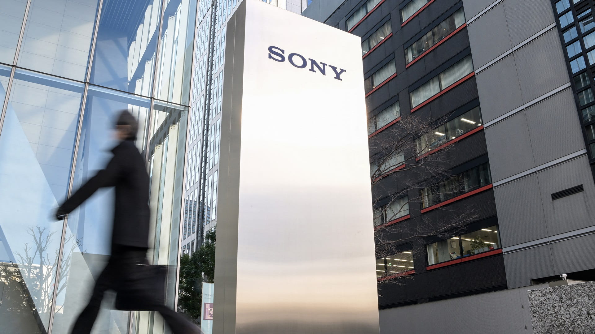 Image for the title: Sony hikes net profit forecast, will list financial services unit 