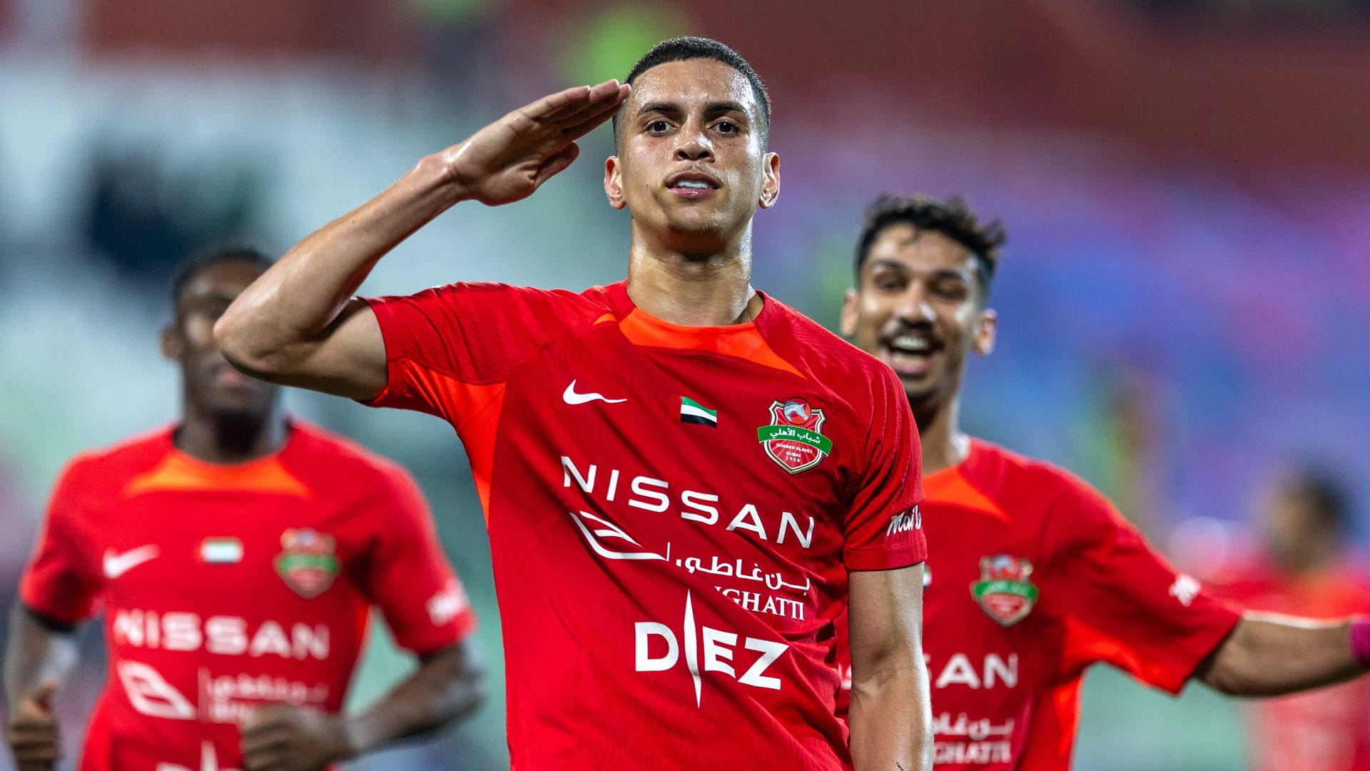Image for the title: Shabab Al Ahli beat Ajman 3-0 in ADNOC Professional League 