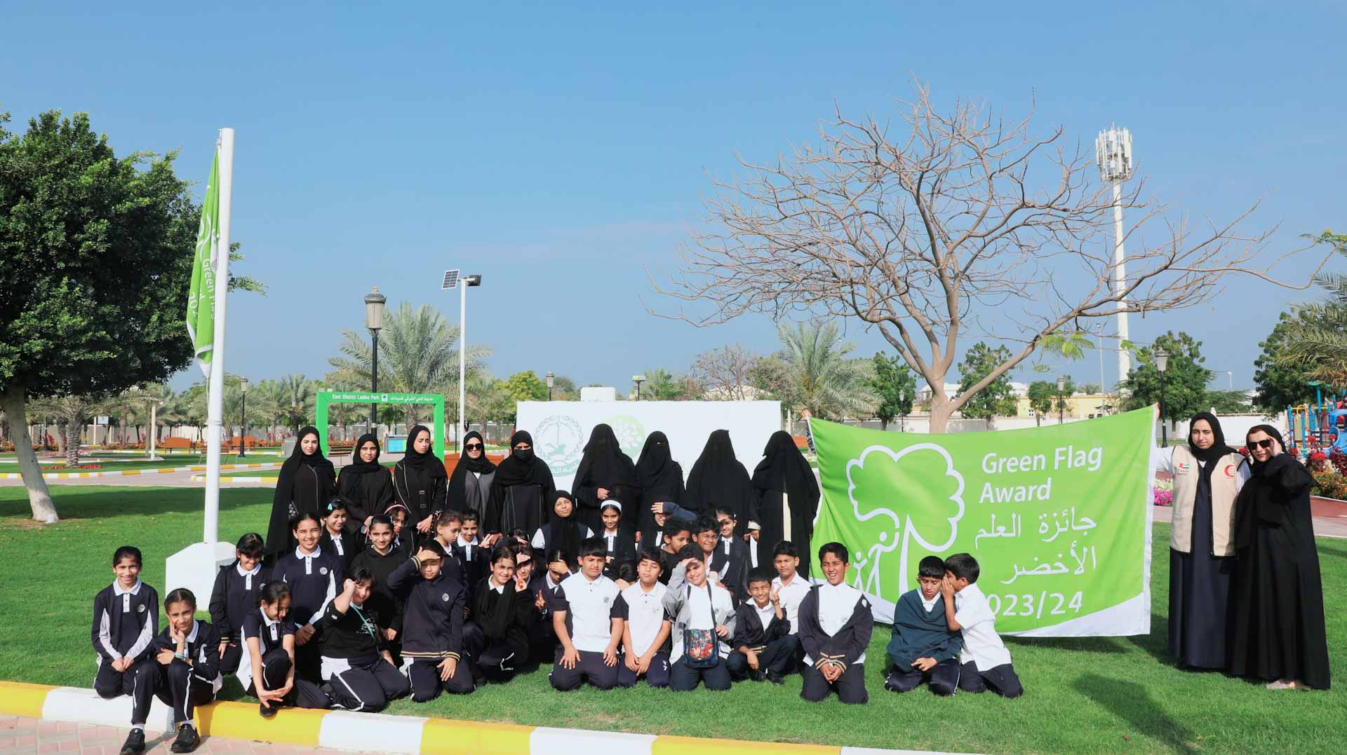 Image for the title: Al Hamriya Municipality raises Int’l Green Flag 