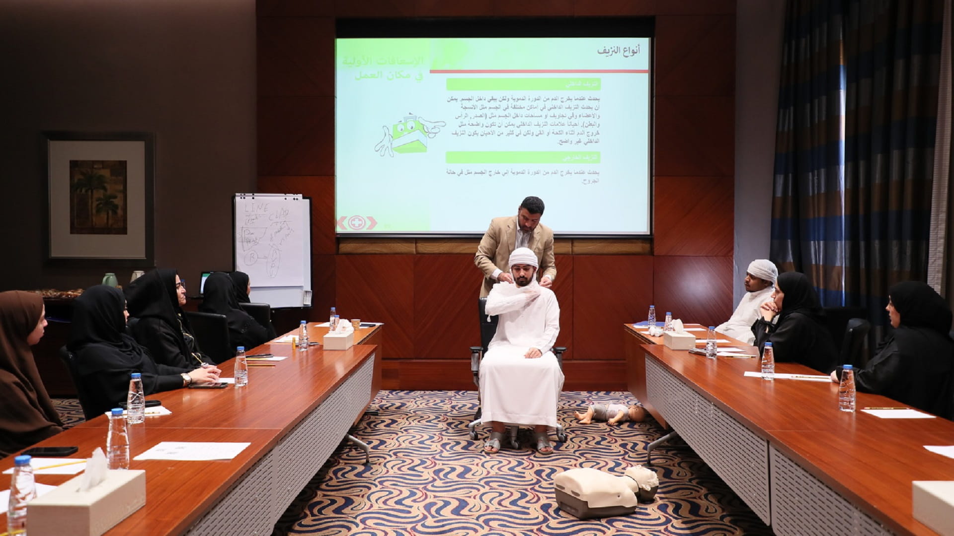 Image for the title: SDHR provides first-aid training for job seekers 