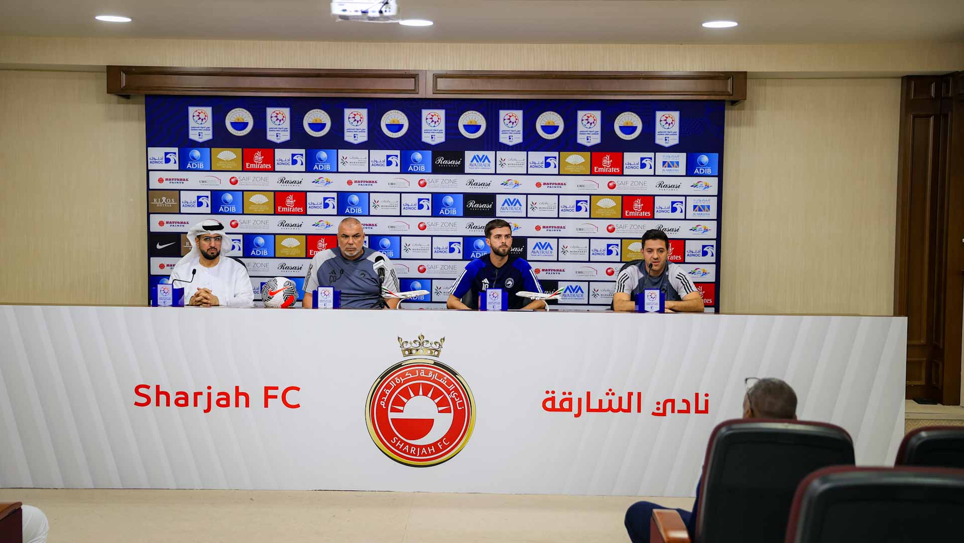 Image for the title: Sharjah Gears Up for Epic Showdown against Al Wasl's Dominance 