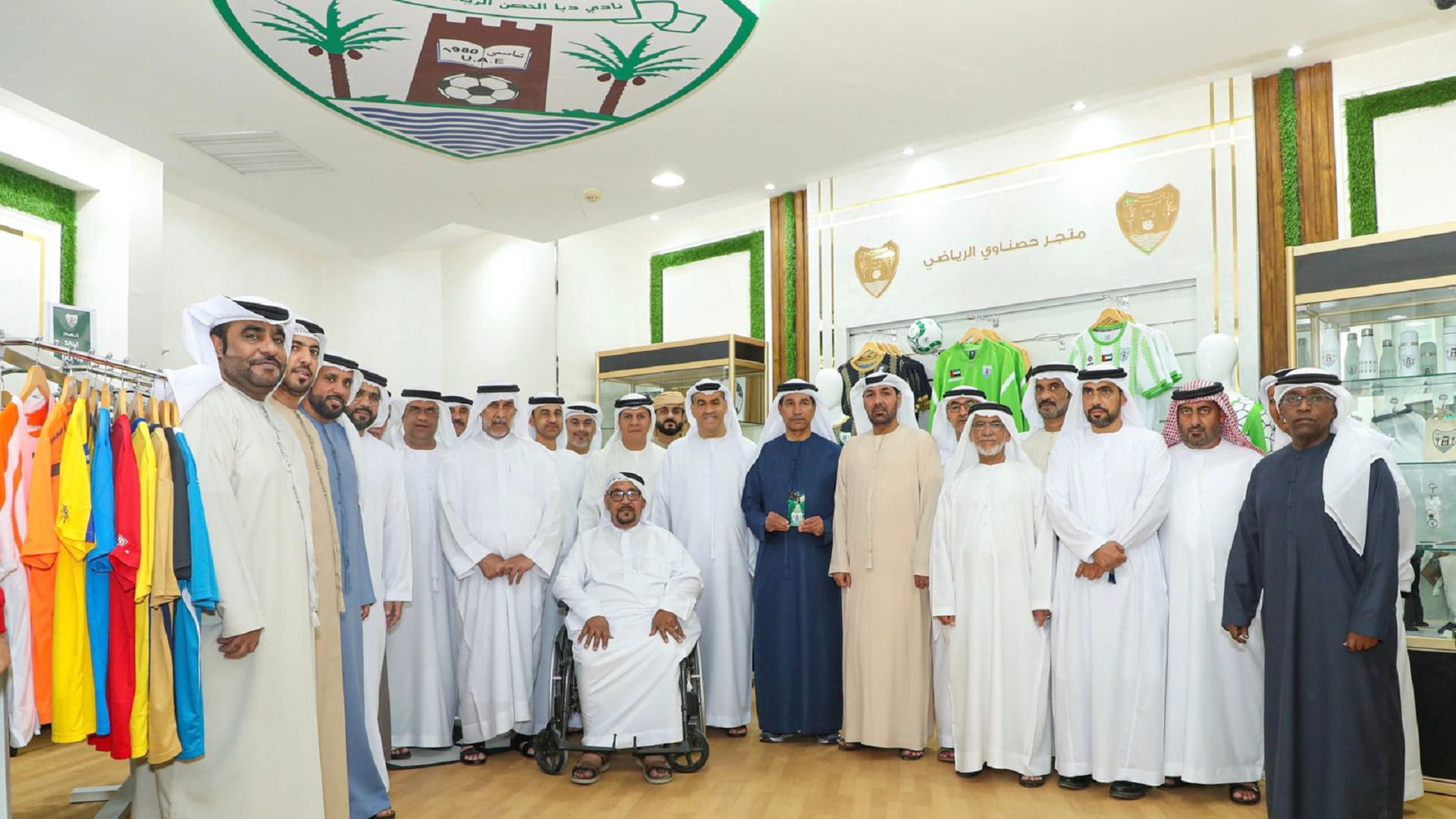 Image for the title: Dibba Al Hisn Club opens 'Hasnawi Sports Store' 