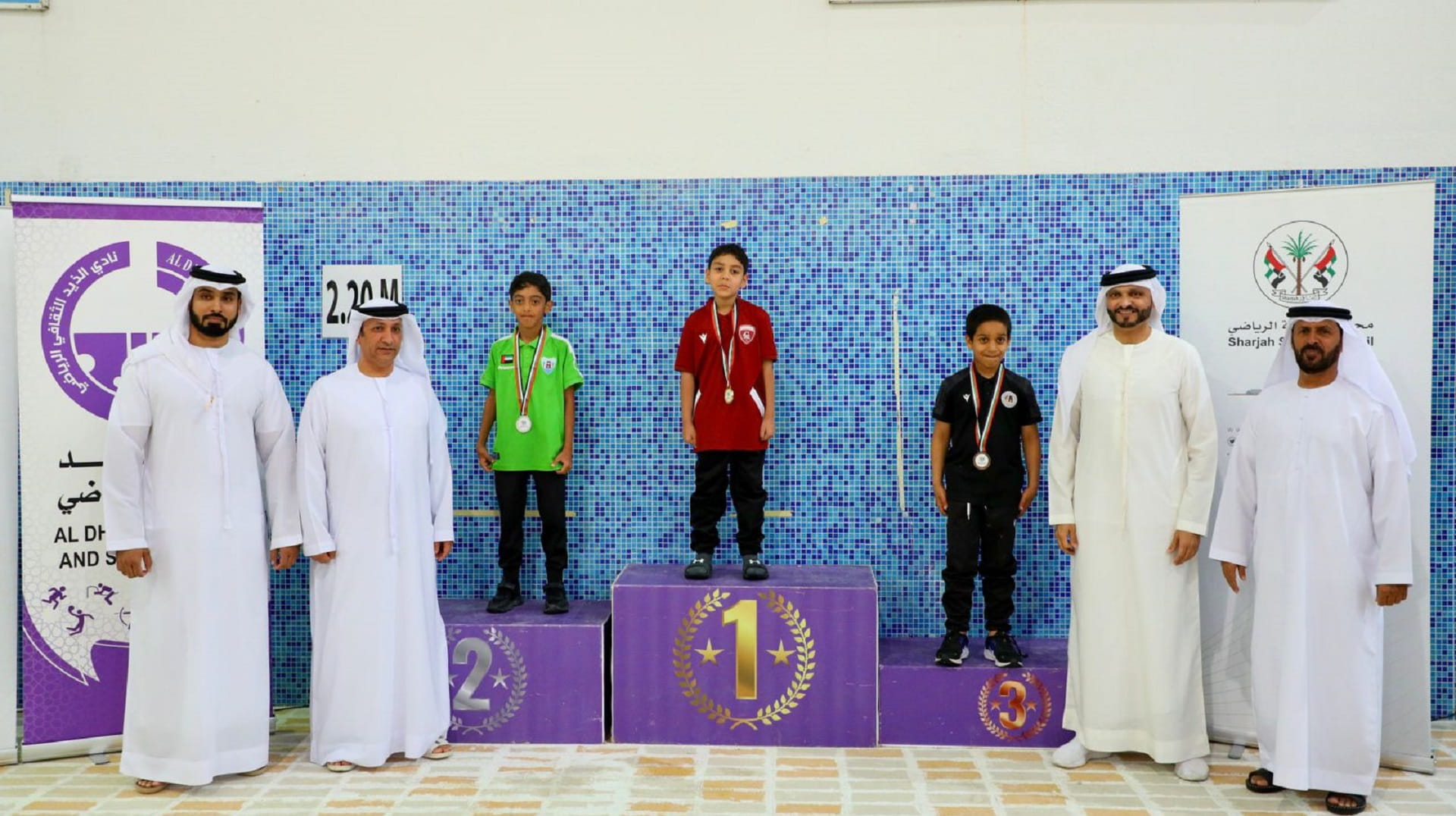 Image for the title: Dibba Al-Hisn wins five medals in Elite Clubs Championship 