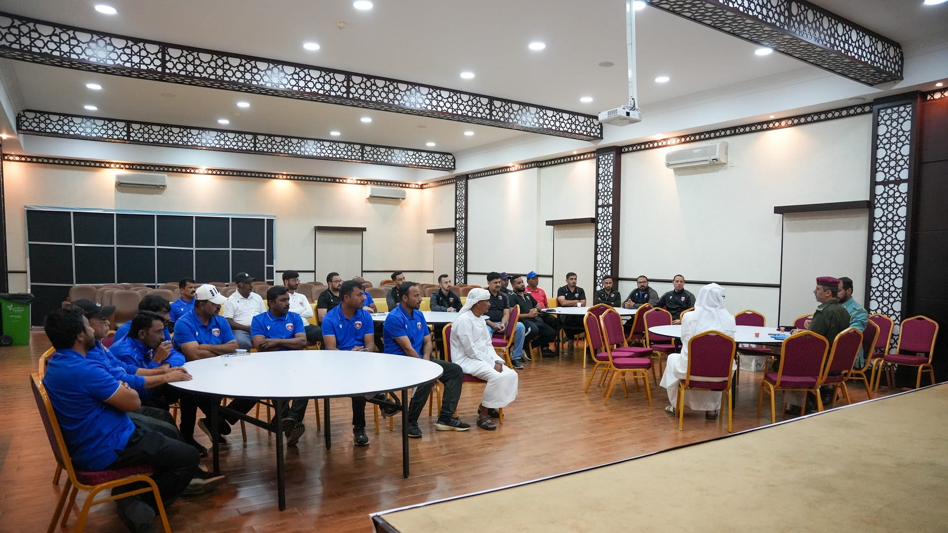 Image for the title: Civil Defence conducts awareness workshop for Al Hamriyah Club 