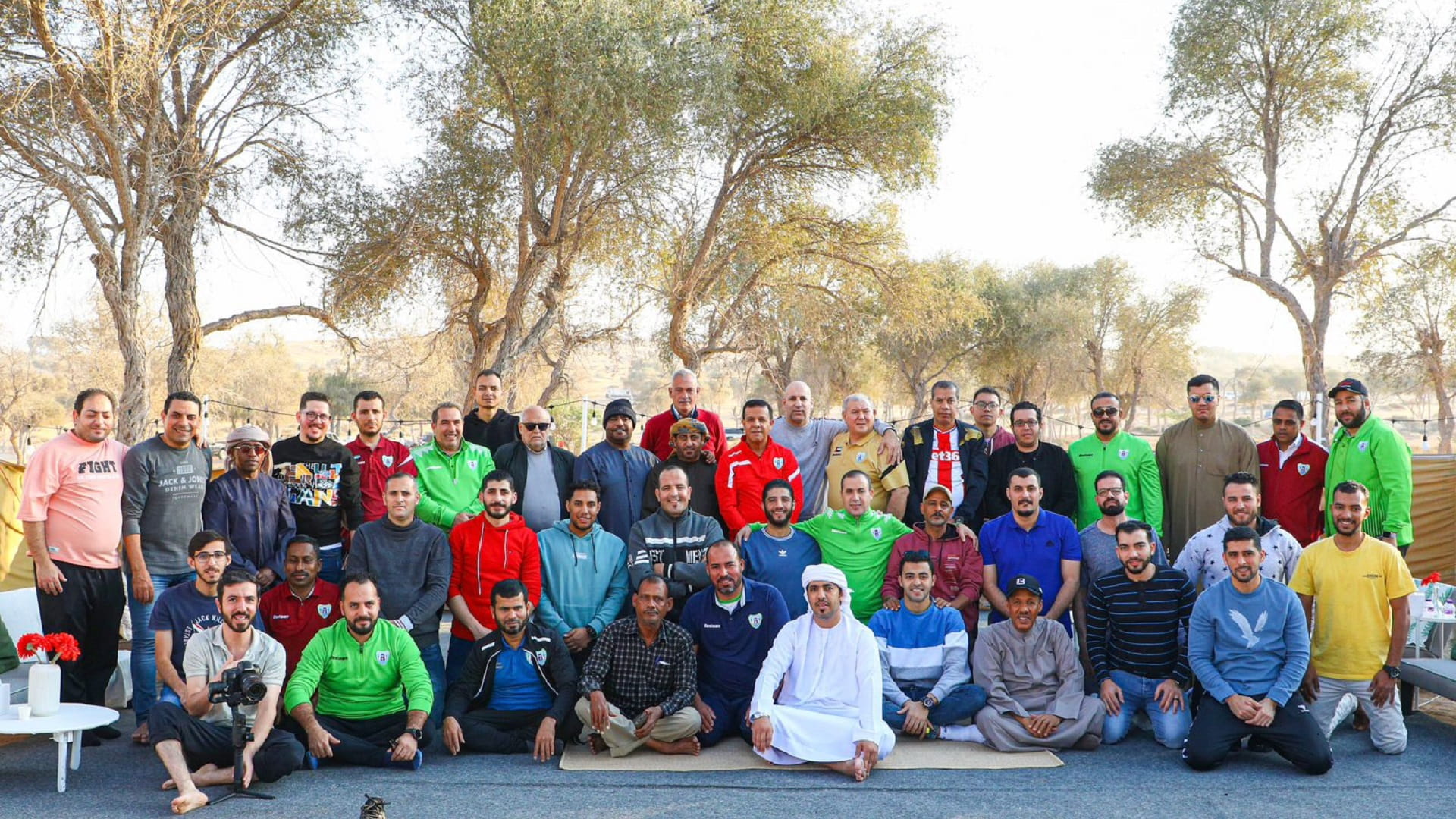 Image for the title: Dibba Al Hisn Club's members battle it out at winter camp 