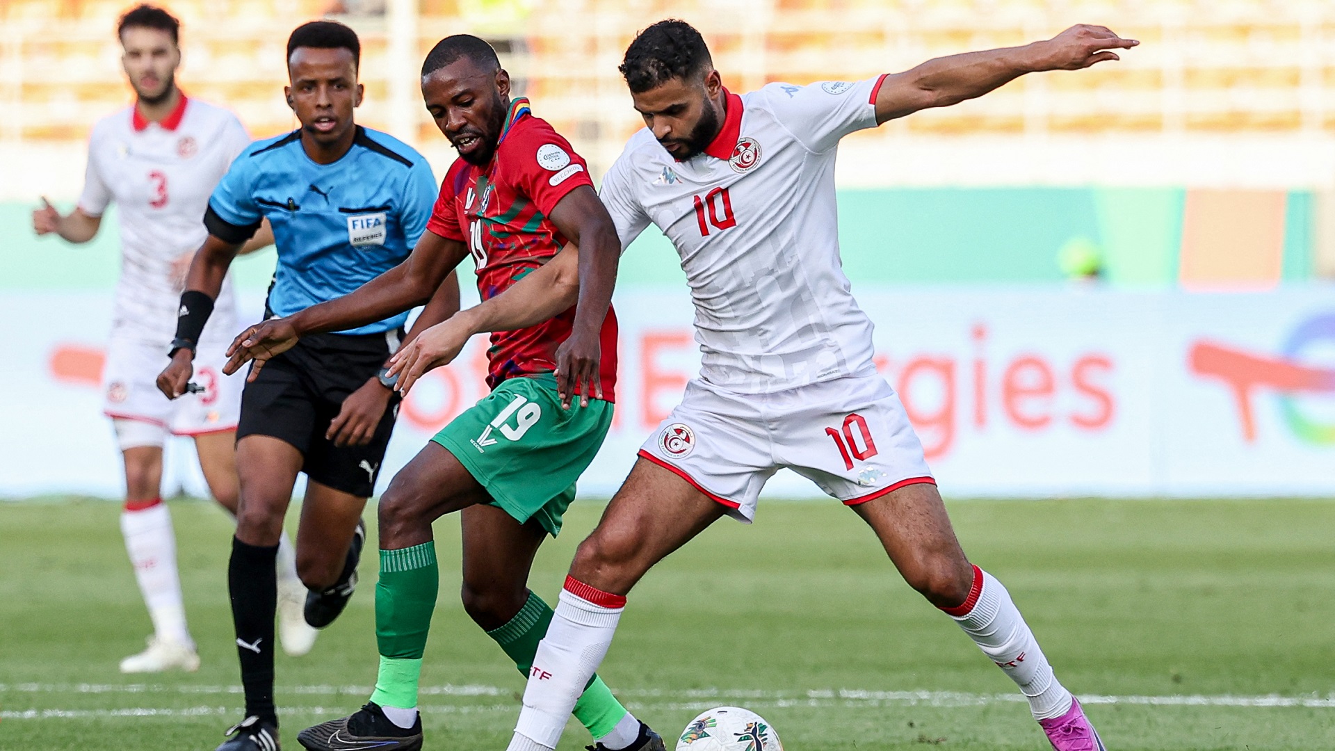 صورة بعنوان: فوز ناميبيا وبوركينا فاسو على تونس وموريتانيا بكأس أمم إفريقيا 