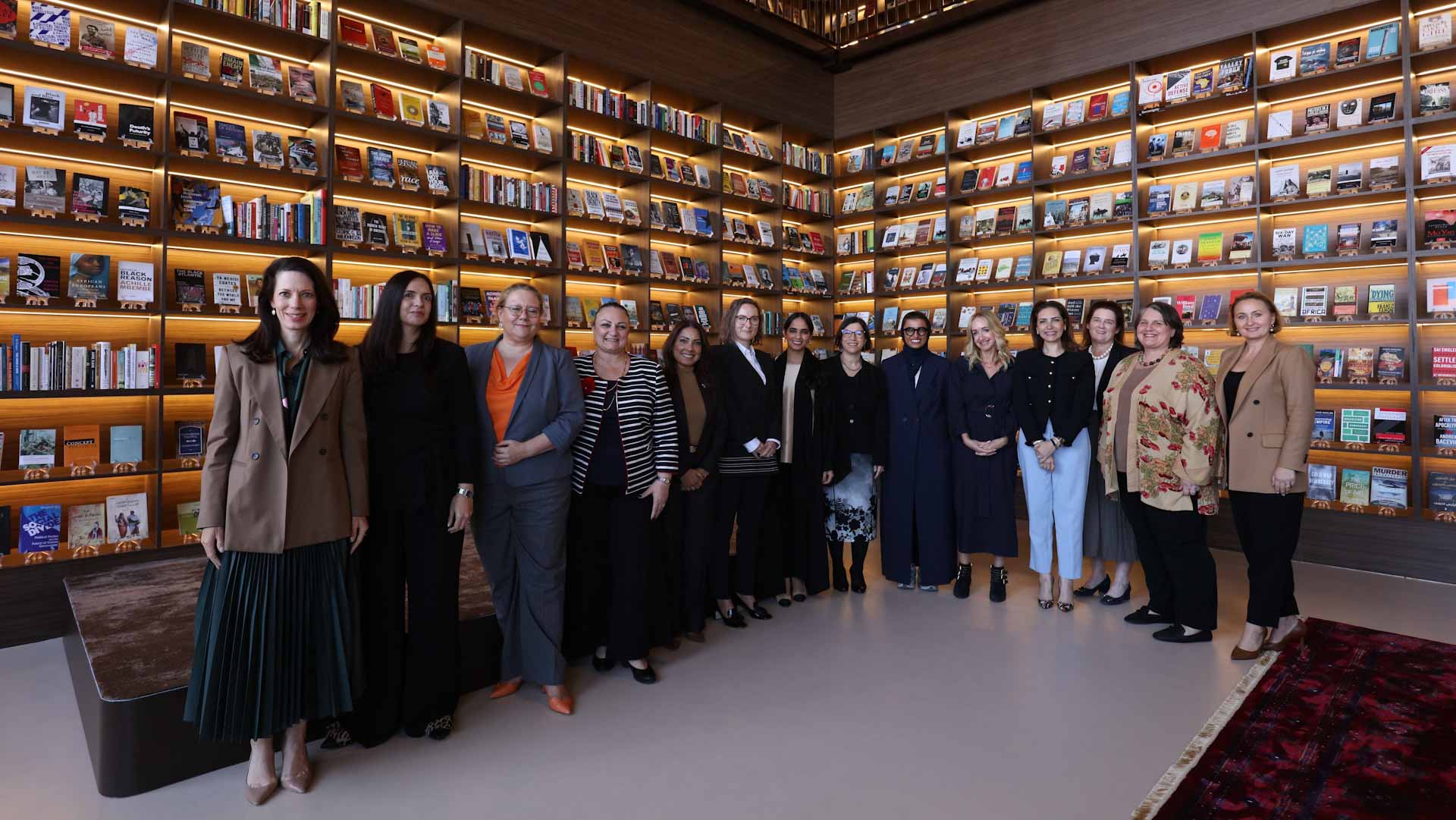Image for the title: Al Kaabi participates in discussion on women in diplomacy 
