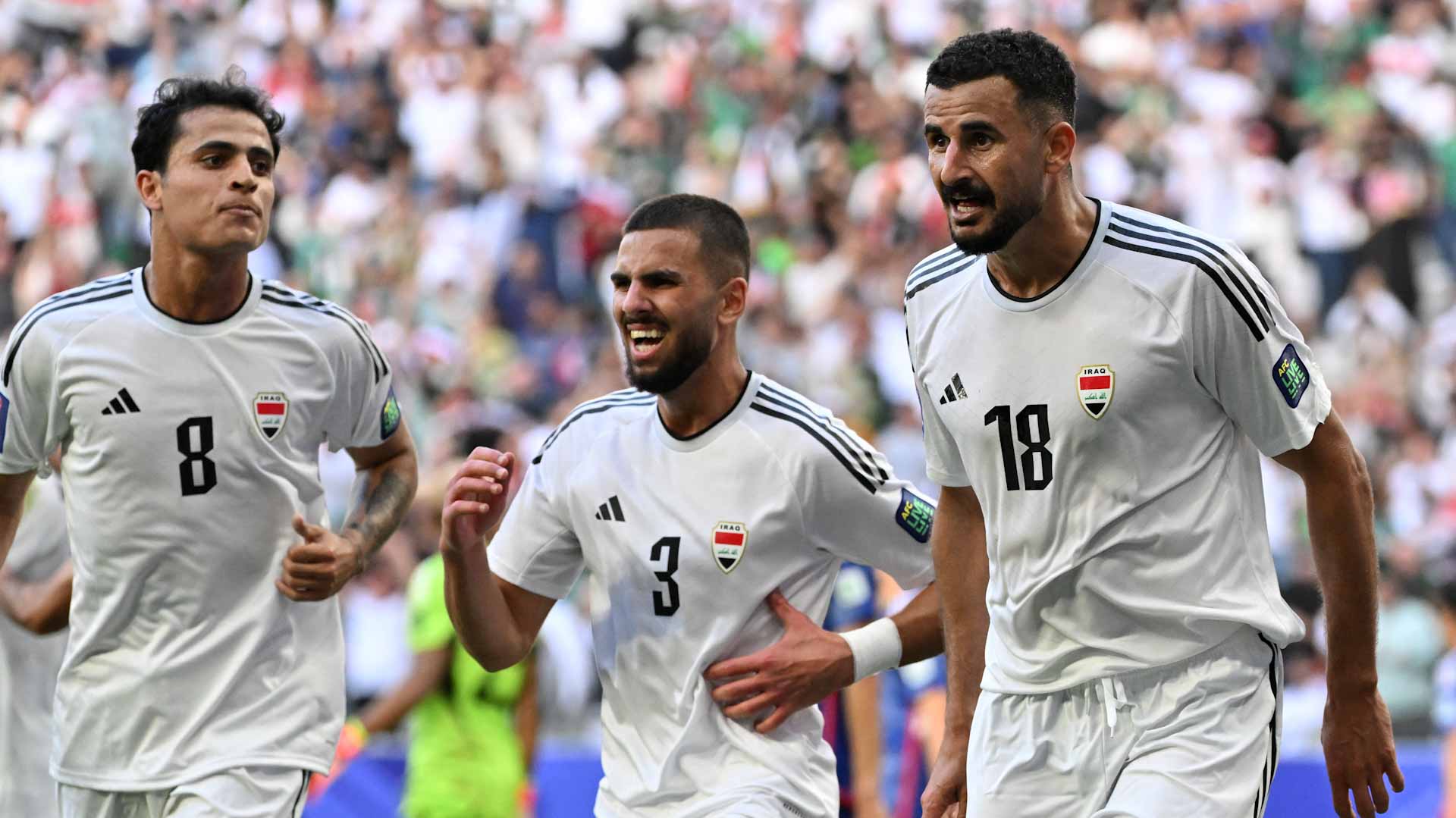 صورة بعنوان: منتخب العراق يفوز على اليابان ويتأهل إلى دور الـ 16 من كأس آسيا 