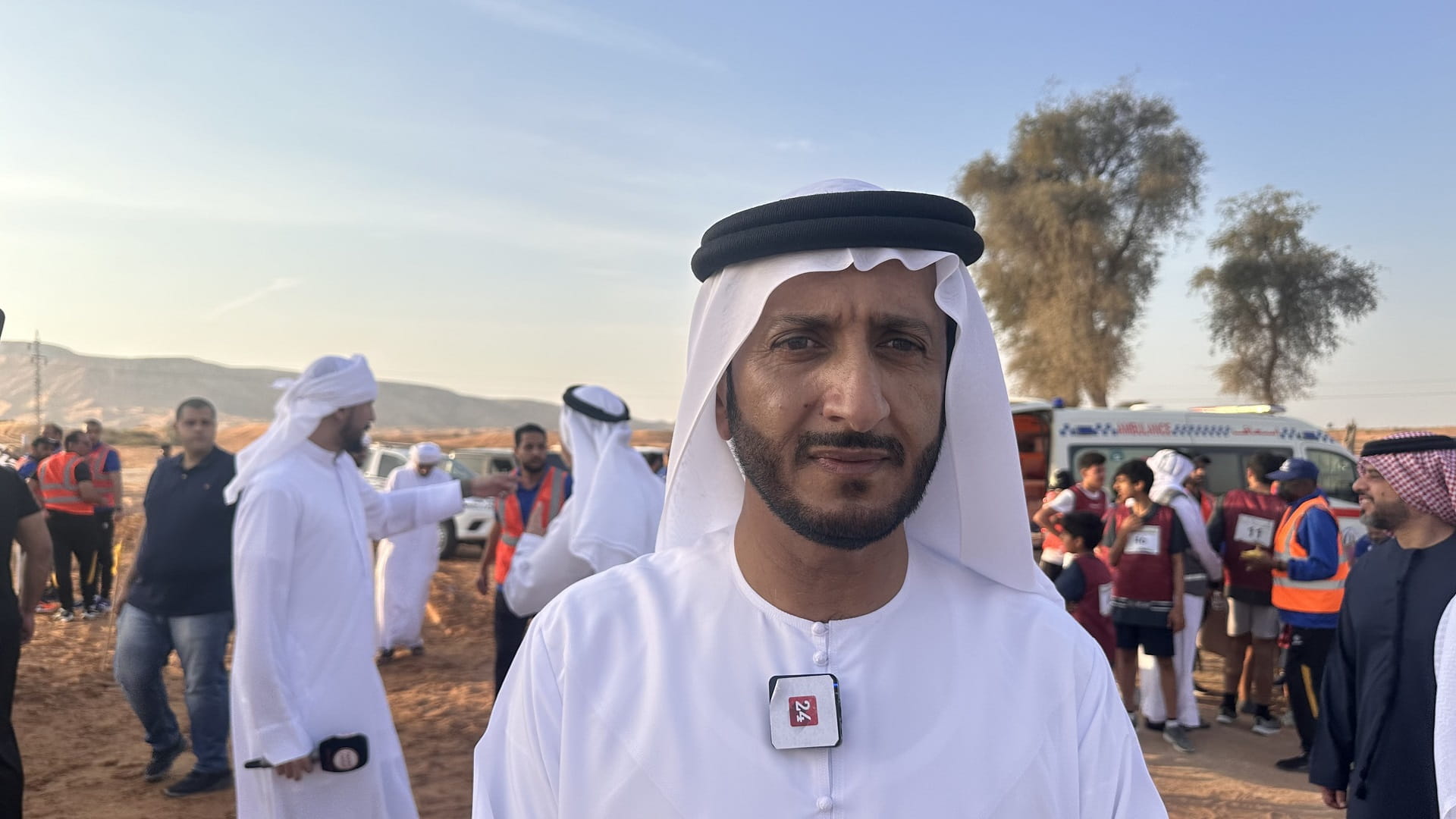 Image for the title: Al Khassouni:  Mleiha Winter Marathon drew 45 competitors 