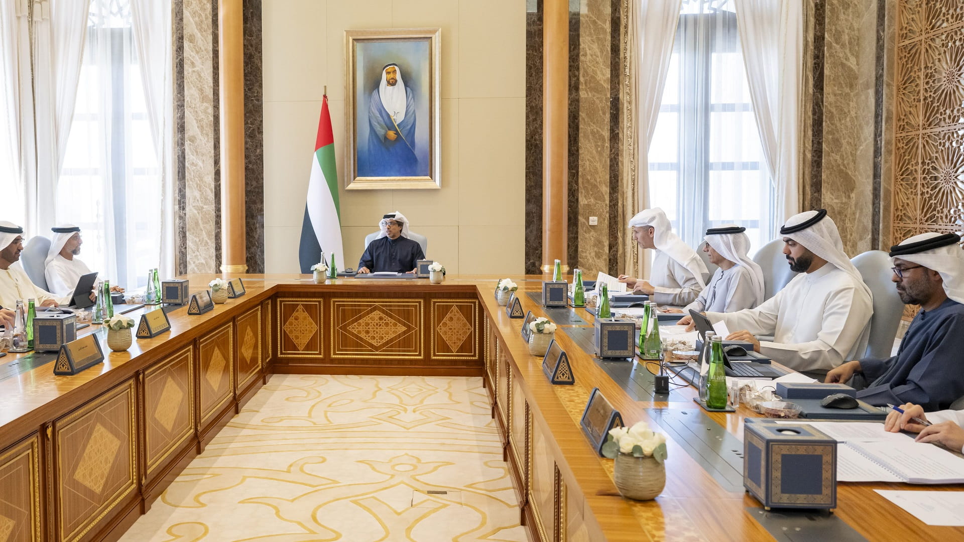 Image for the title: Mansour bin Zayed chairs Mubadala Investment's BOD meeting 