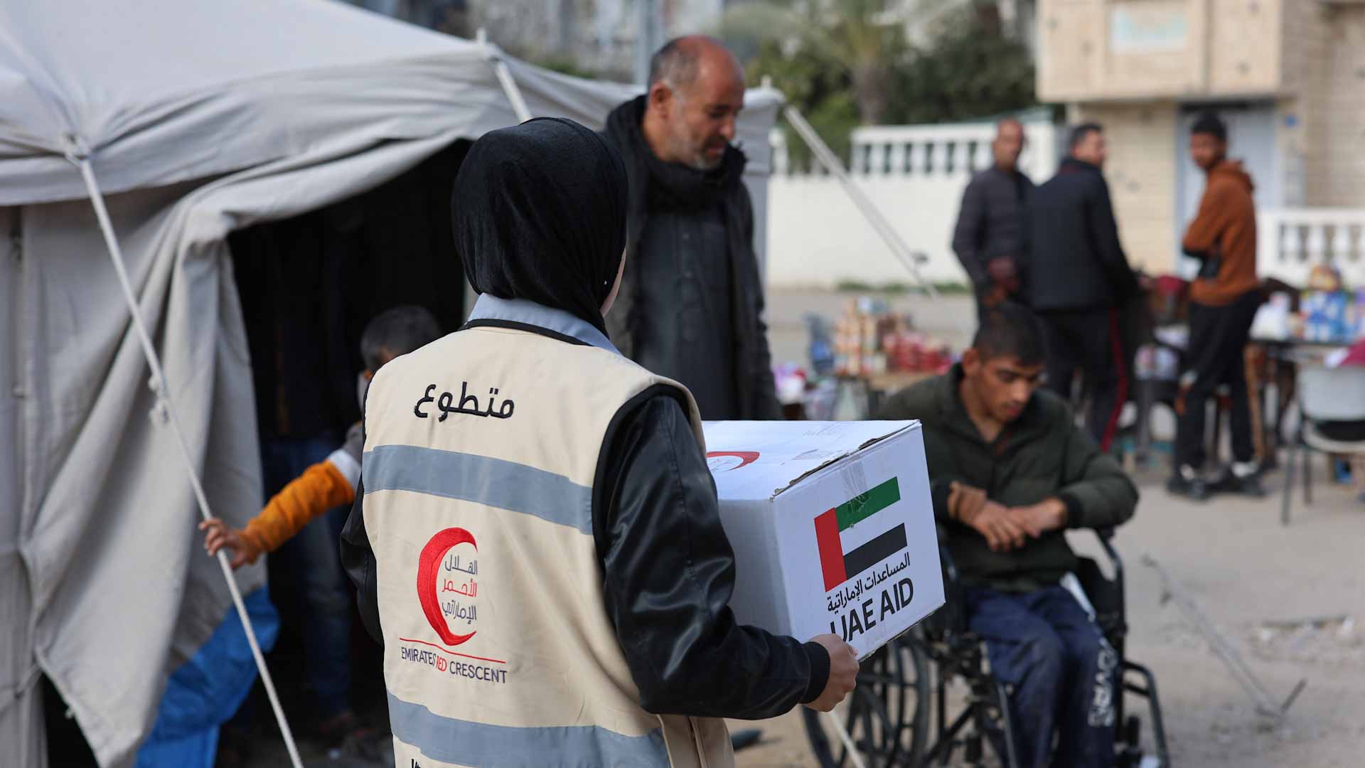 Image for the title: ERC continues distributing humanitarian aid to Gaza Strip 