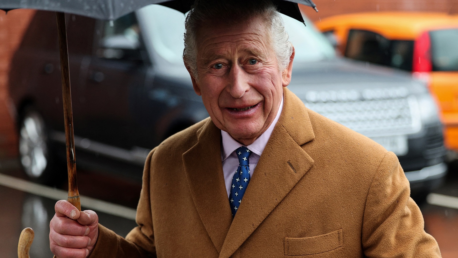 Image for the title: King Charles III admitted to hospital for prostate surgery 