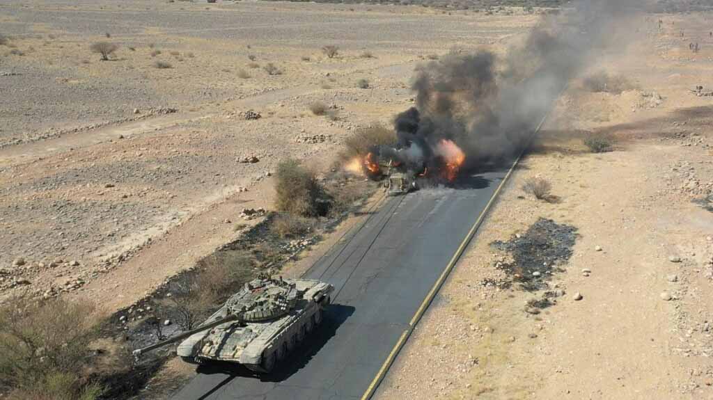 Image for the title: US strikes Huthi target in Yemen after attack on oil tanker 