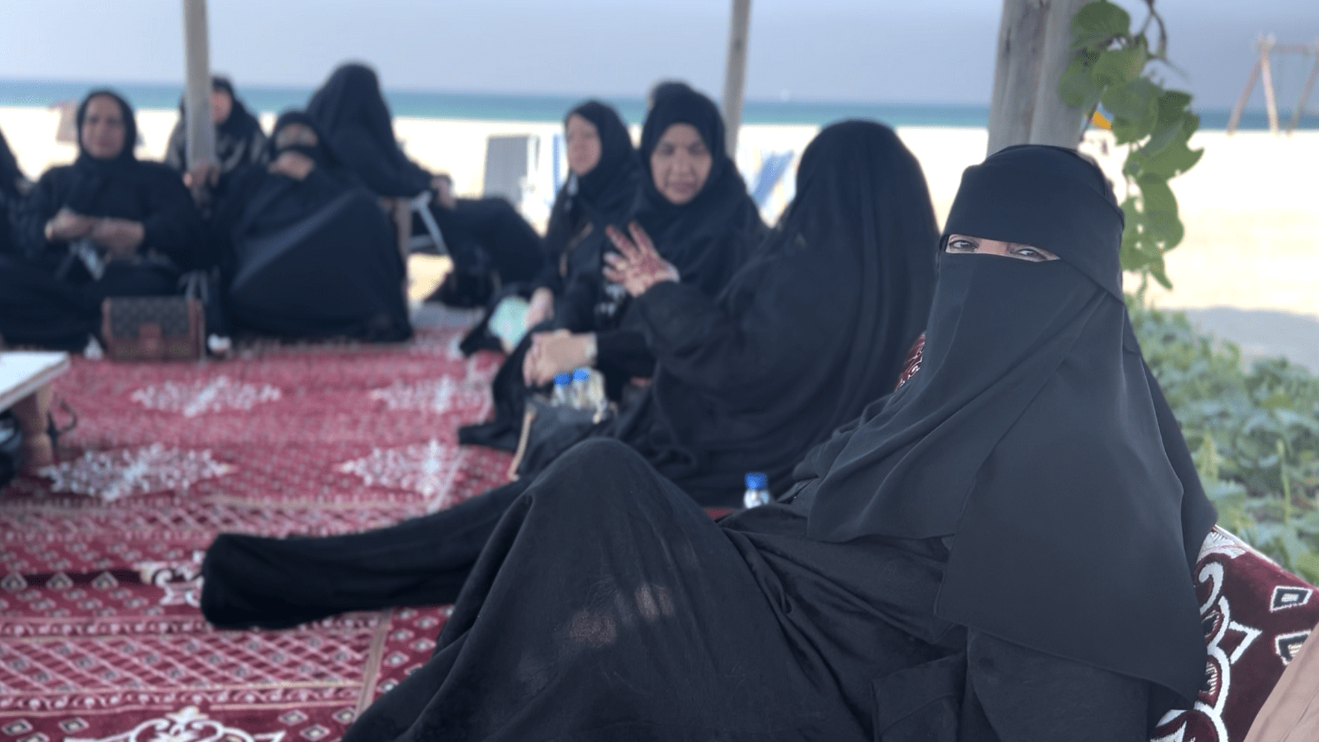 Image for the title: SSSD’s Beneficiaries on a trip to Al Hamriyah Beach 