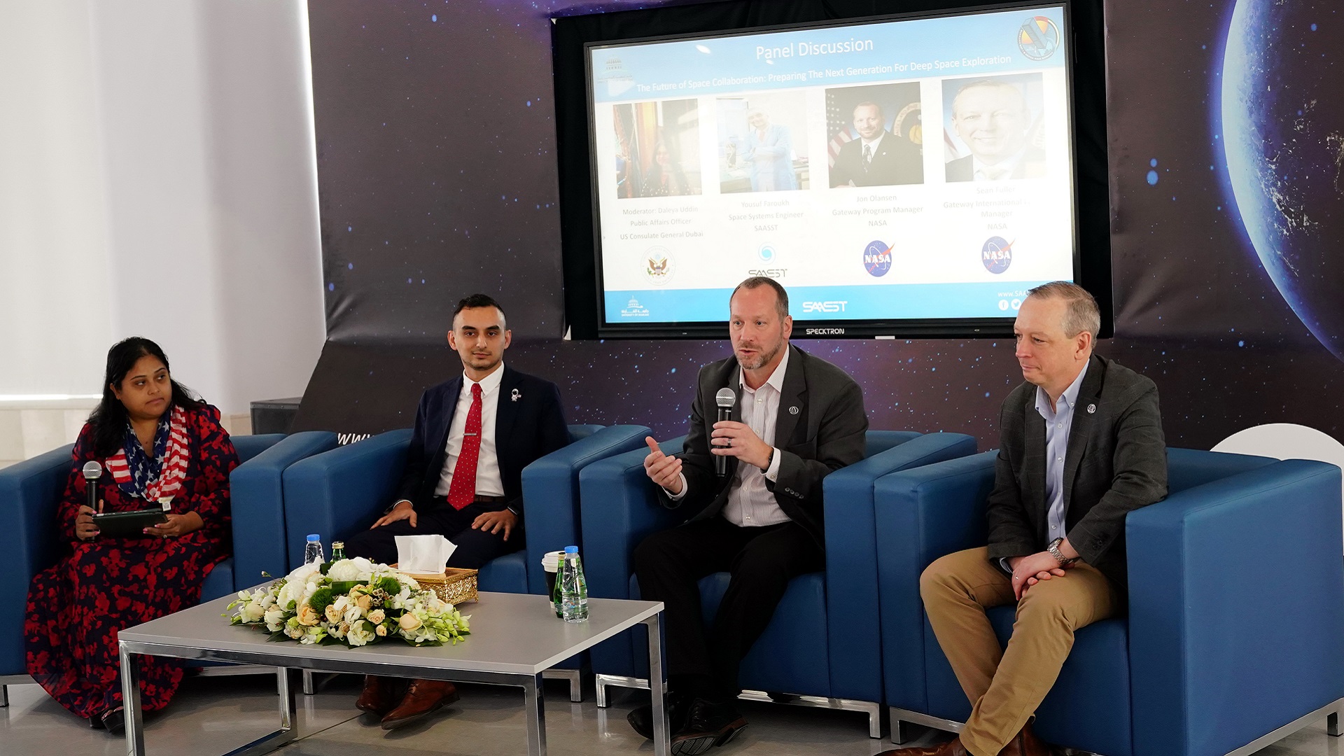 Image for the title: SAASST, NASA and the US Mission Discuss Space Exploration Future 