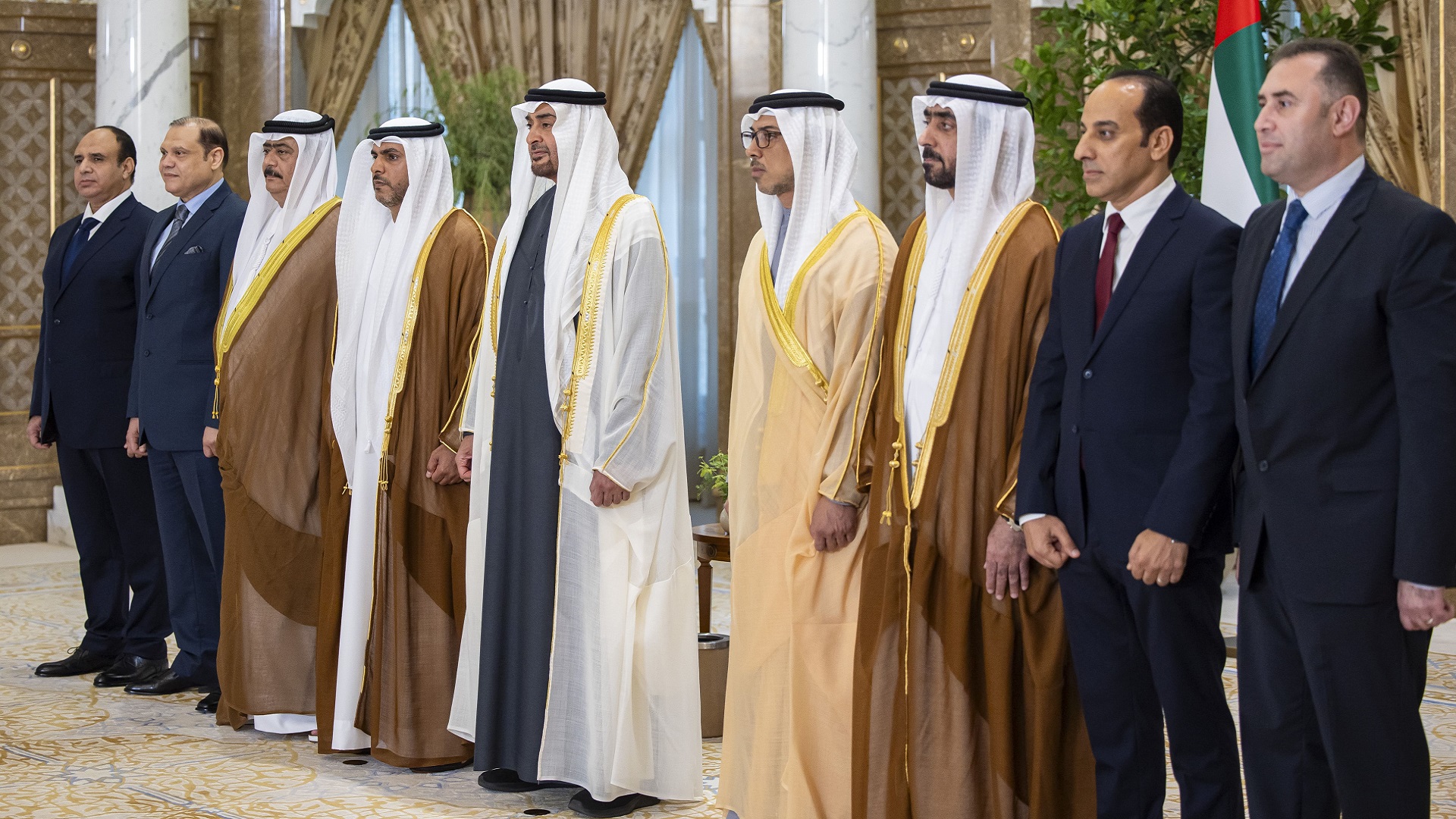 Image for the title: Newly appointed judges take oath before UAE President 