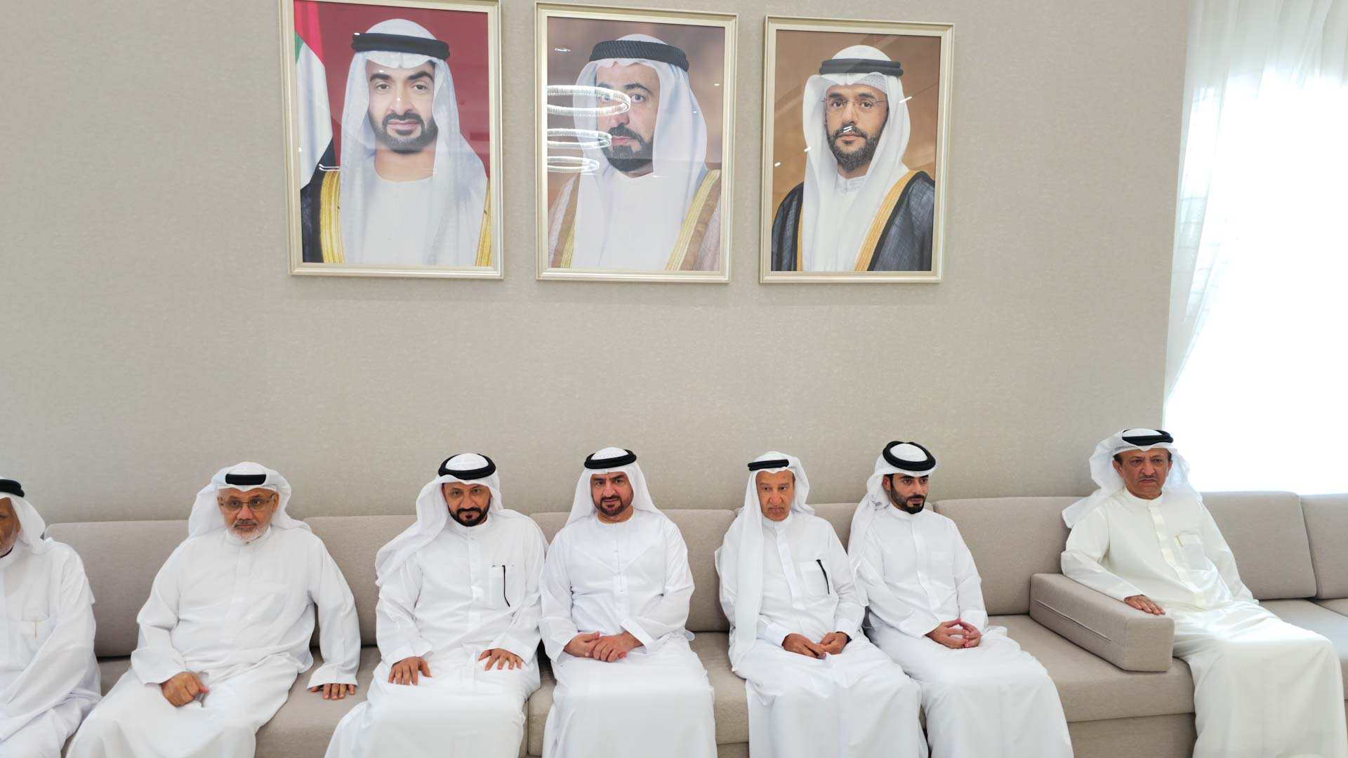 Image for the title: Abdullah bin Salem offers condolences to Al Mulla family 