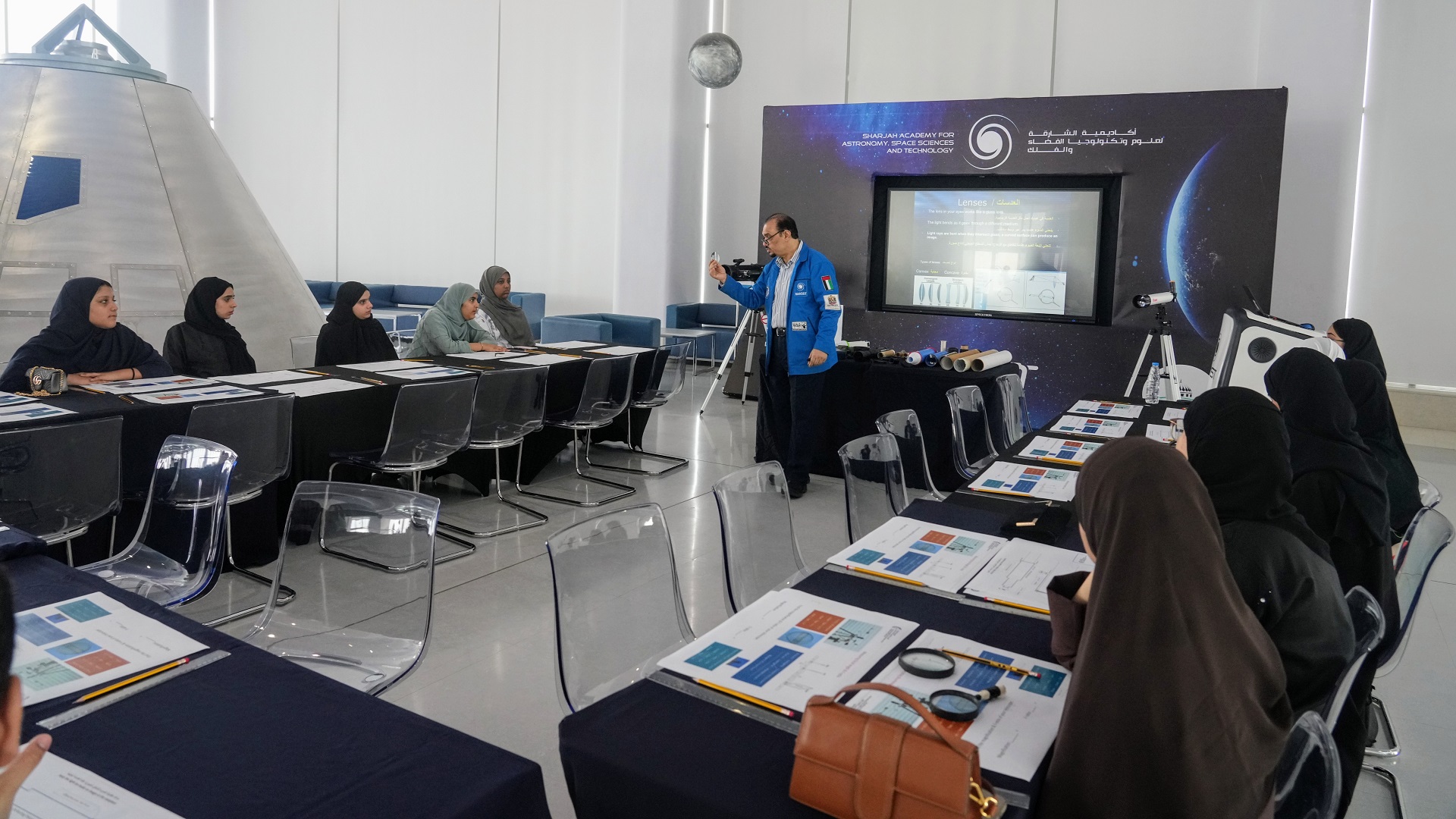 Image for the title: SAASST Conducts Workshop “Be an Astronomer” during Summer Camp 