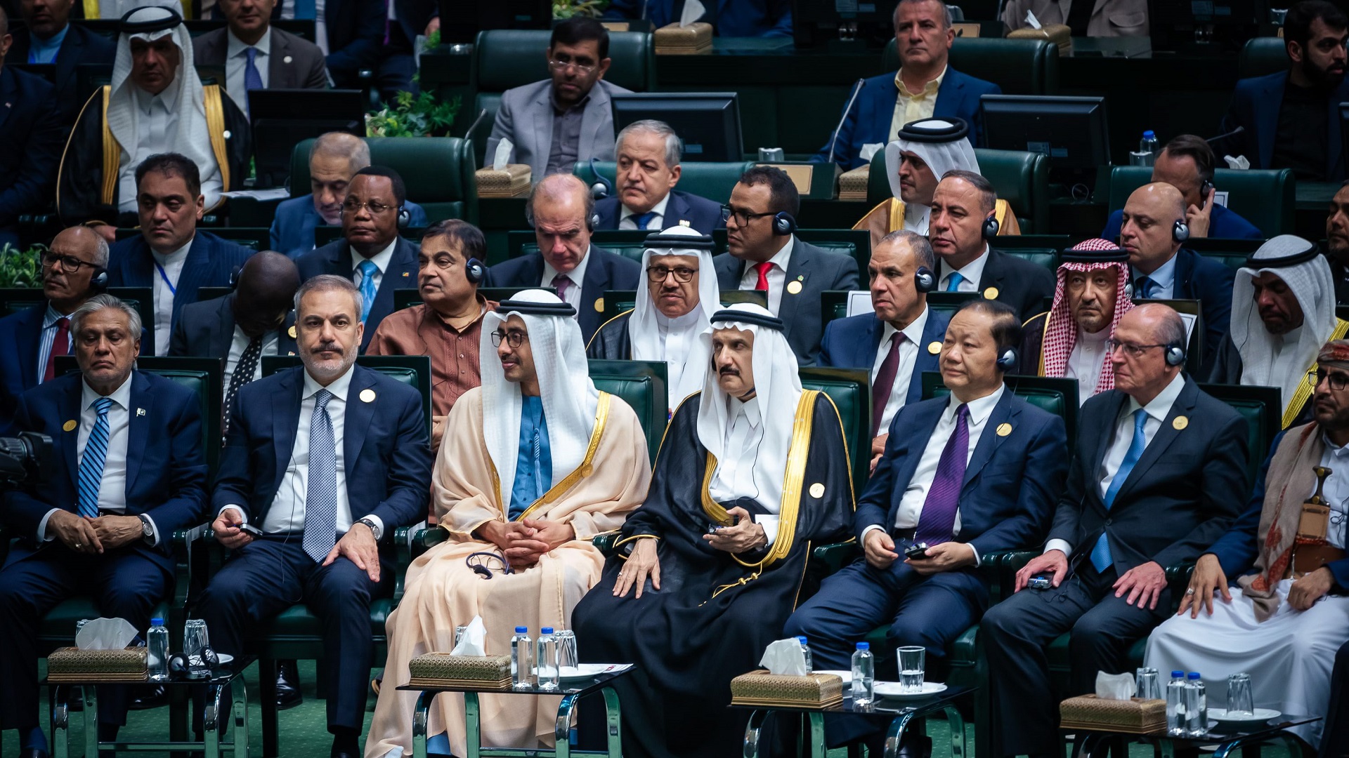 Image for the title: Abdullah bin Zayed attends Iranian President's inauguration 