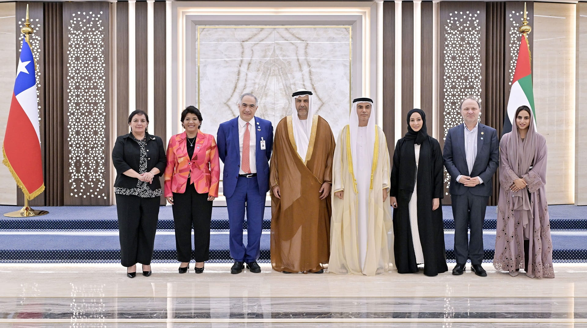 Meeting between First Deputy Speaker of the FNC and a delegation from the Chilean Senate