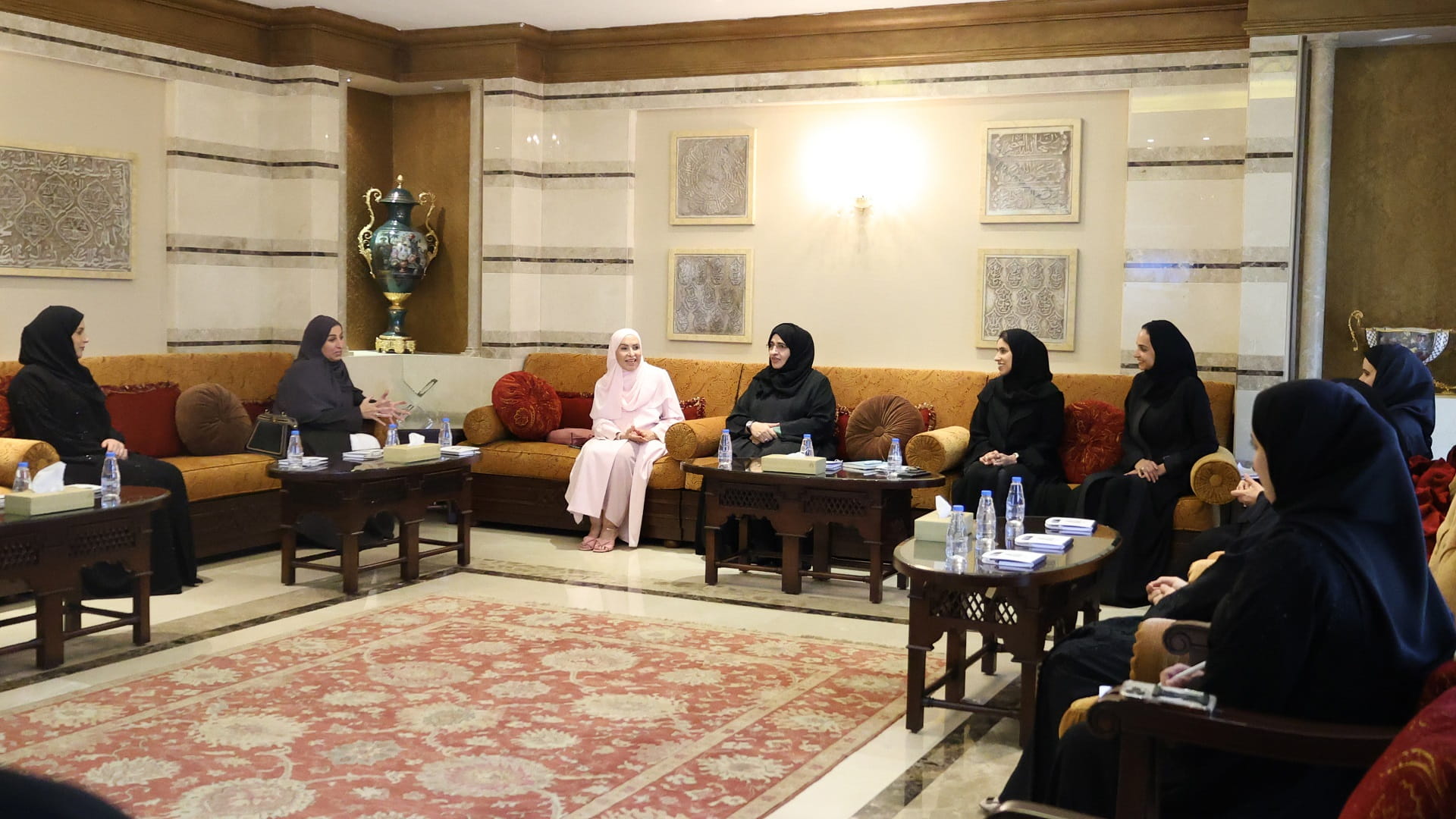 Image for the title: FNC delegation visits Supreme Council for Family Affairs 