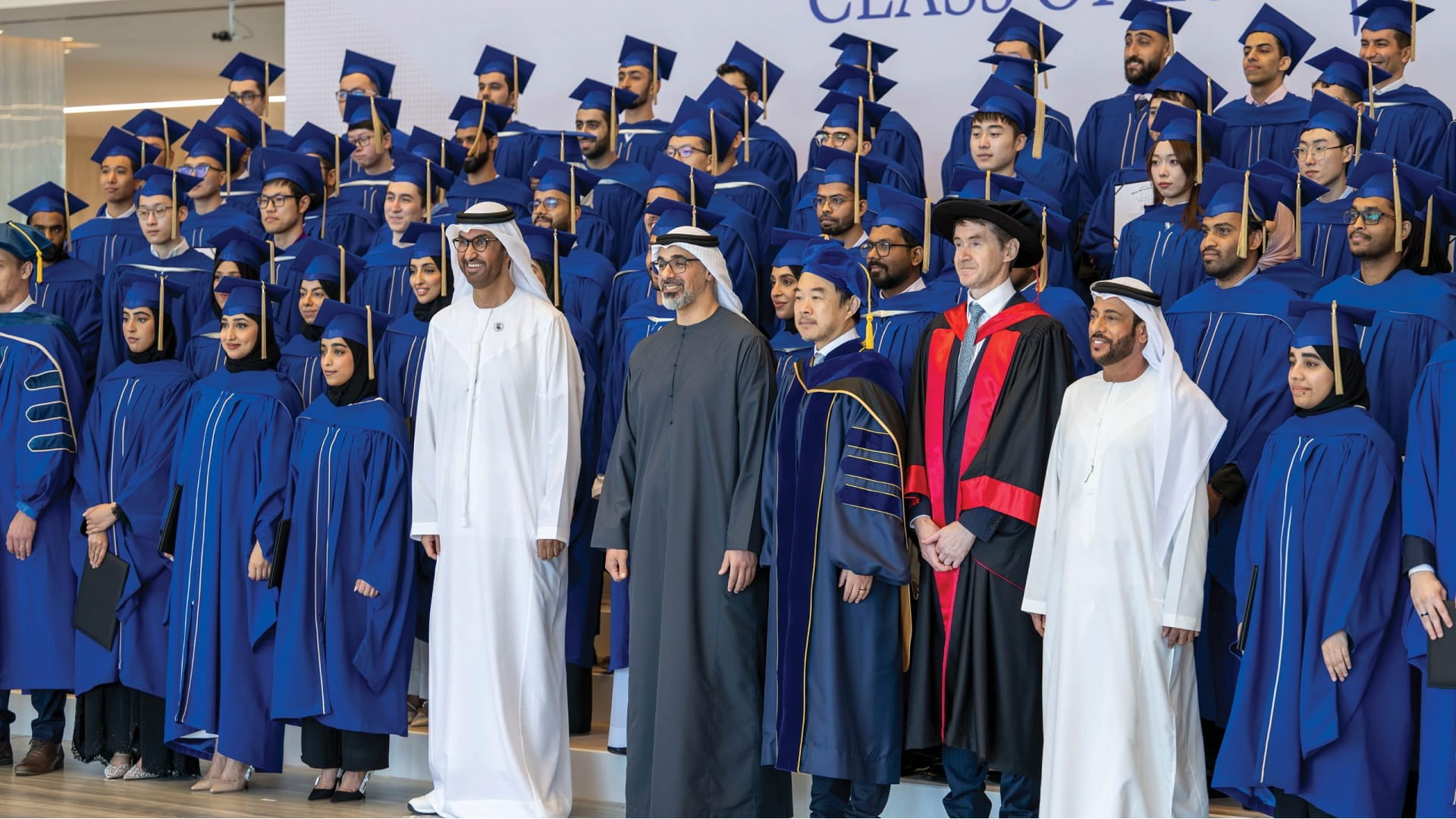 Image for the title: Khaled bin Mohamed attends MBZUAI 2024 commencement ceremony 