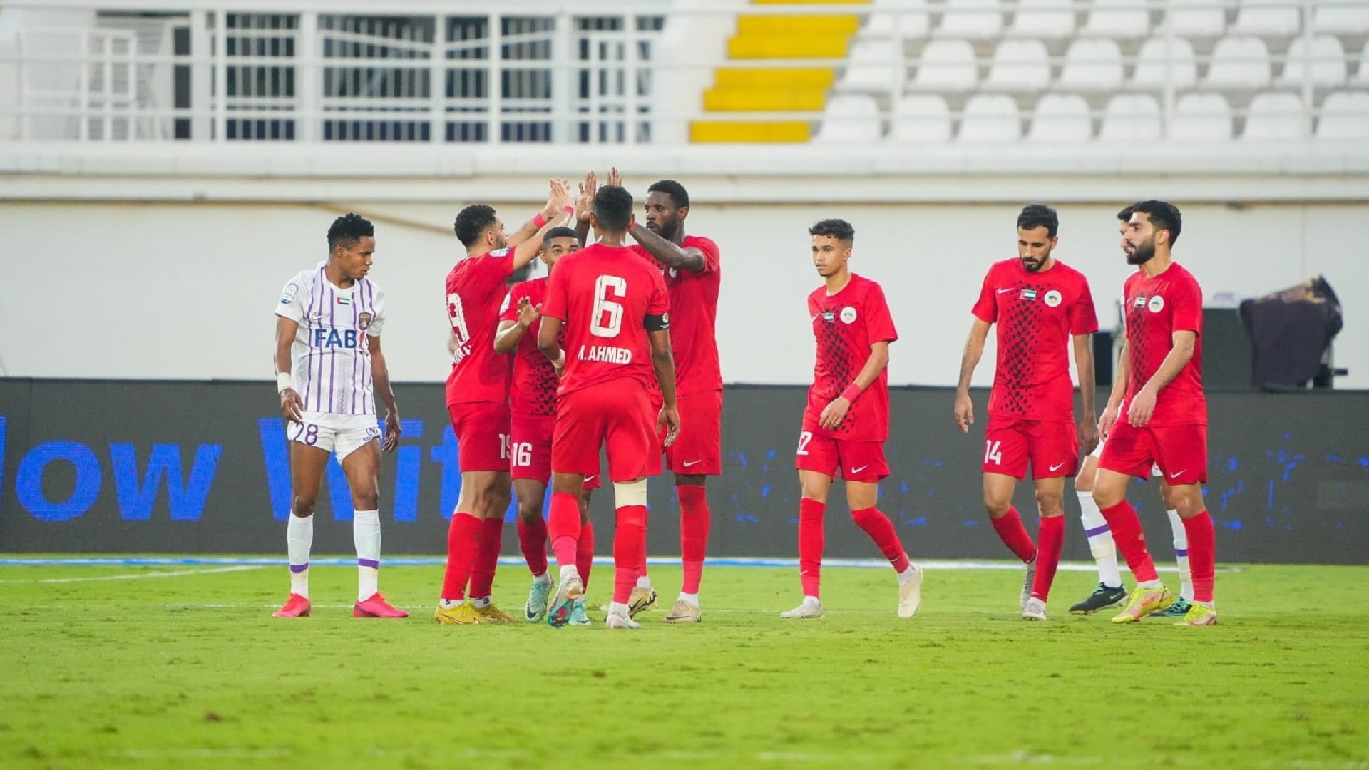 Image for the title: Historic victory for Al Bataeh over Al Ain in ADNOC Pro League 