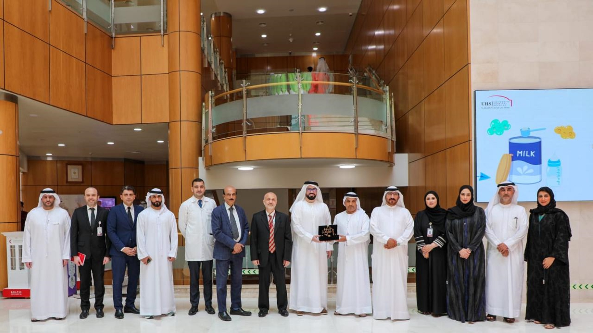 Image for the title: SCC Committee visits University Hospital Sharjah  