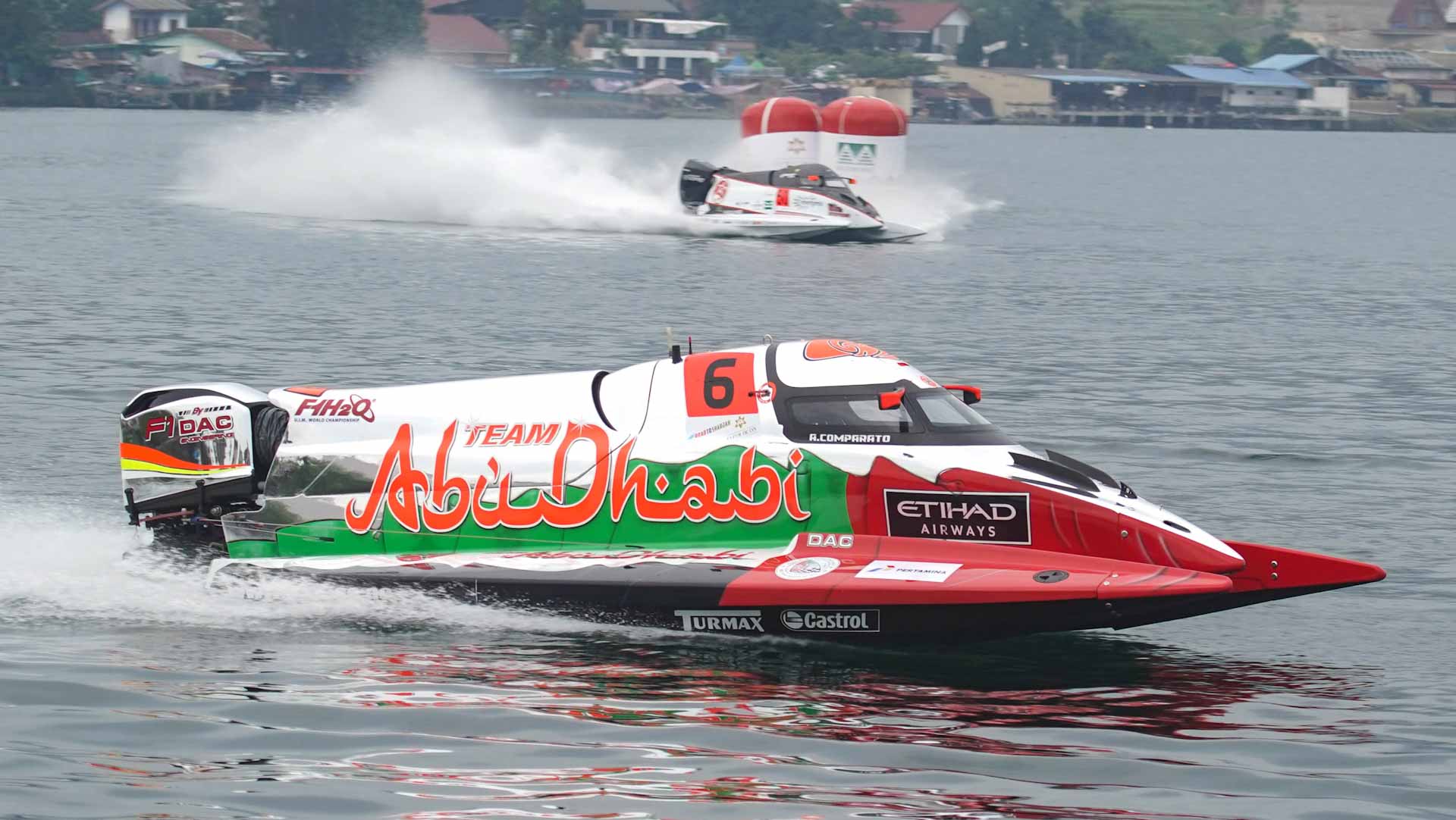 Image for the title: Sharjah rookie grabs victory in Grand Prix in Indonesia 