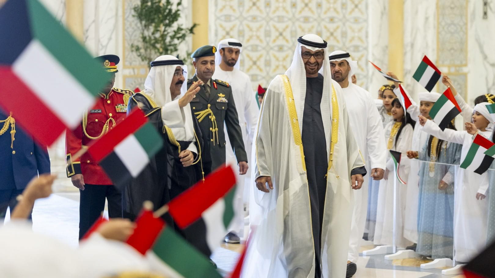 UAE President Welcomes Emir Of Kuwait