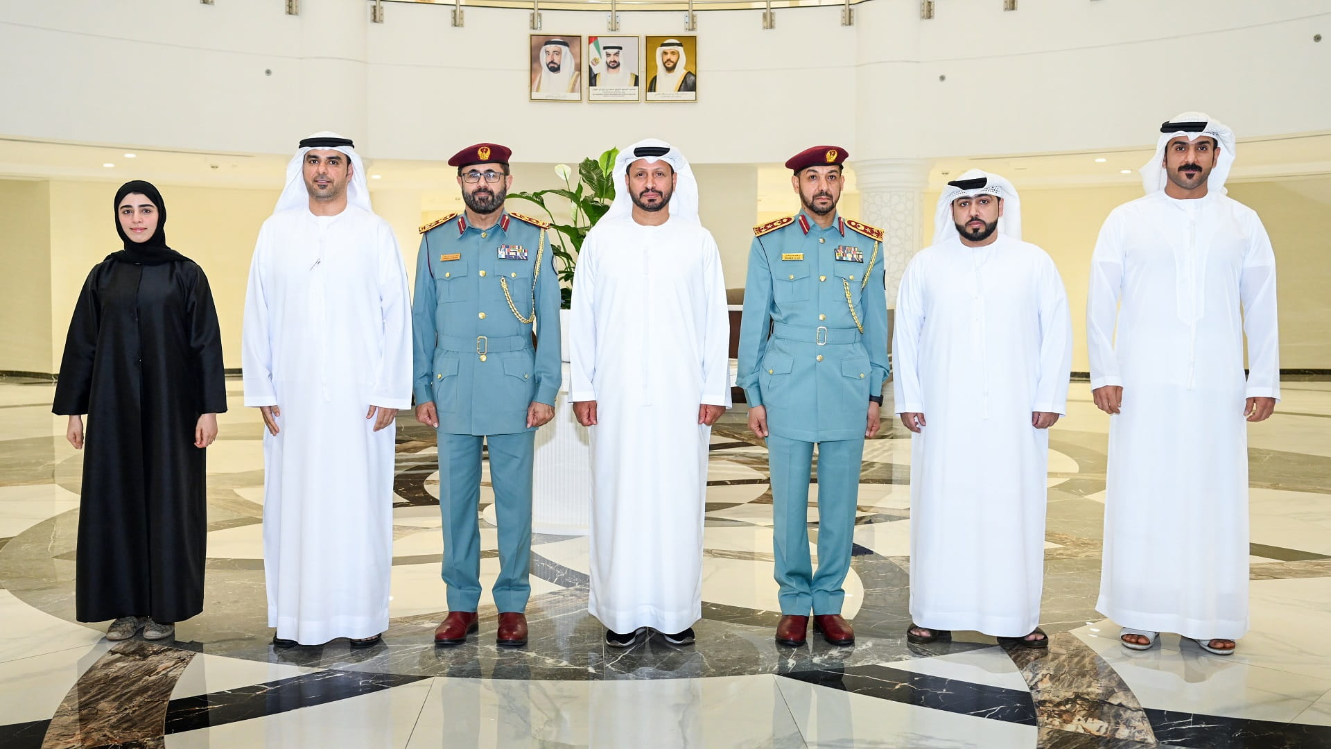 Image for the title: Al Shamsi honours security cmte. members for outstanding efforts 