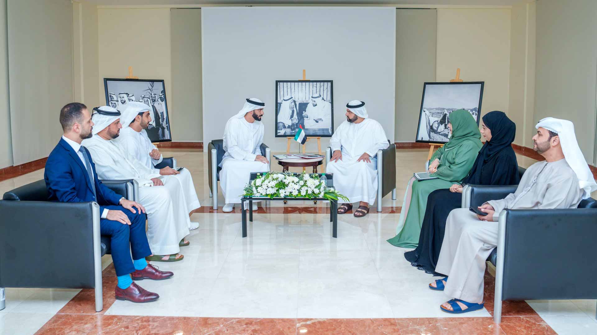 Image for the title: Fujairah CP receives Minister of Culture 