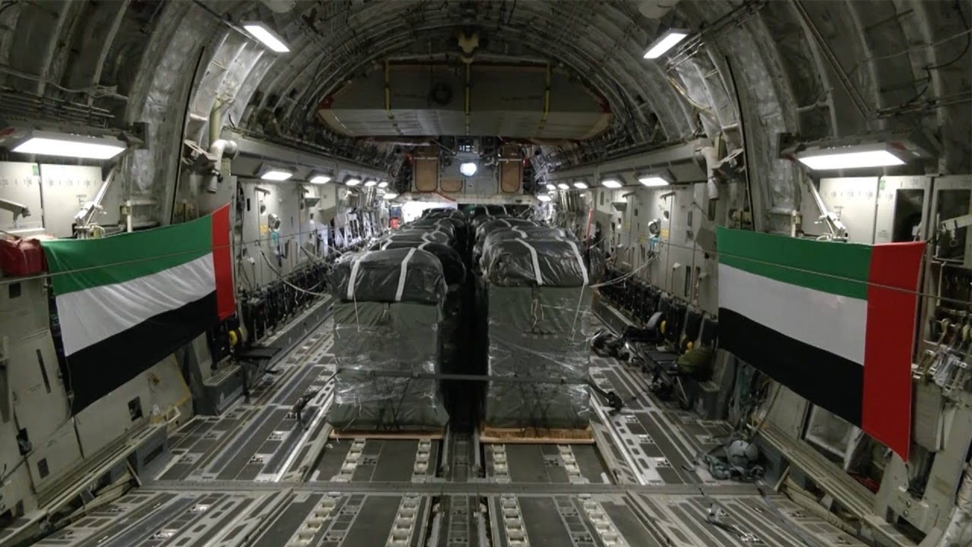 Image for the title: UAE, Egypt continue to airdrop humanitarian aid in northern Gaza  