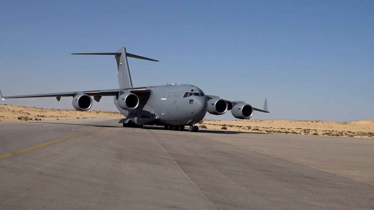 Image for the title: 5th batch of humanitarian aid airdropped in Gaza 