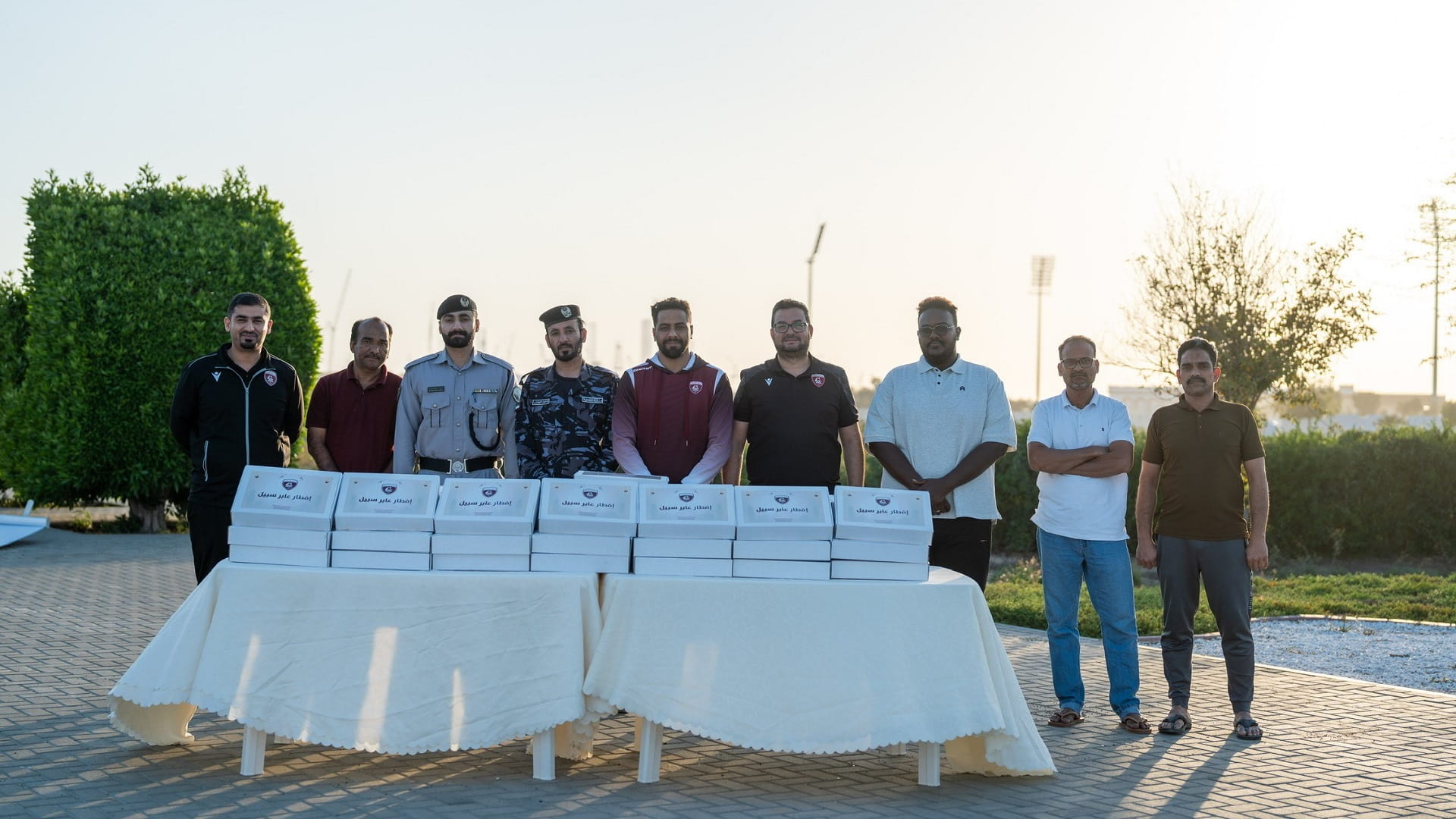 Image for the title: Al Hamriyah Club provides 'Iftar for Passersby' on Tuesdays 