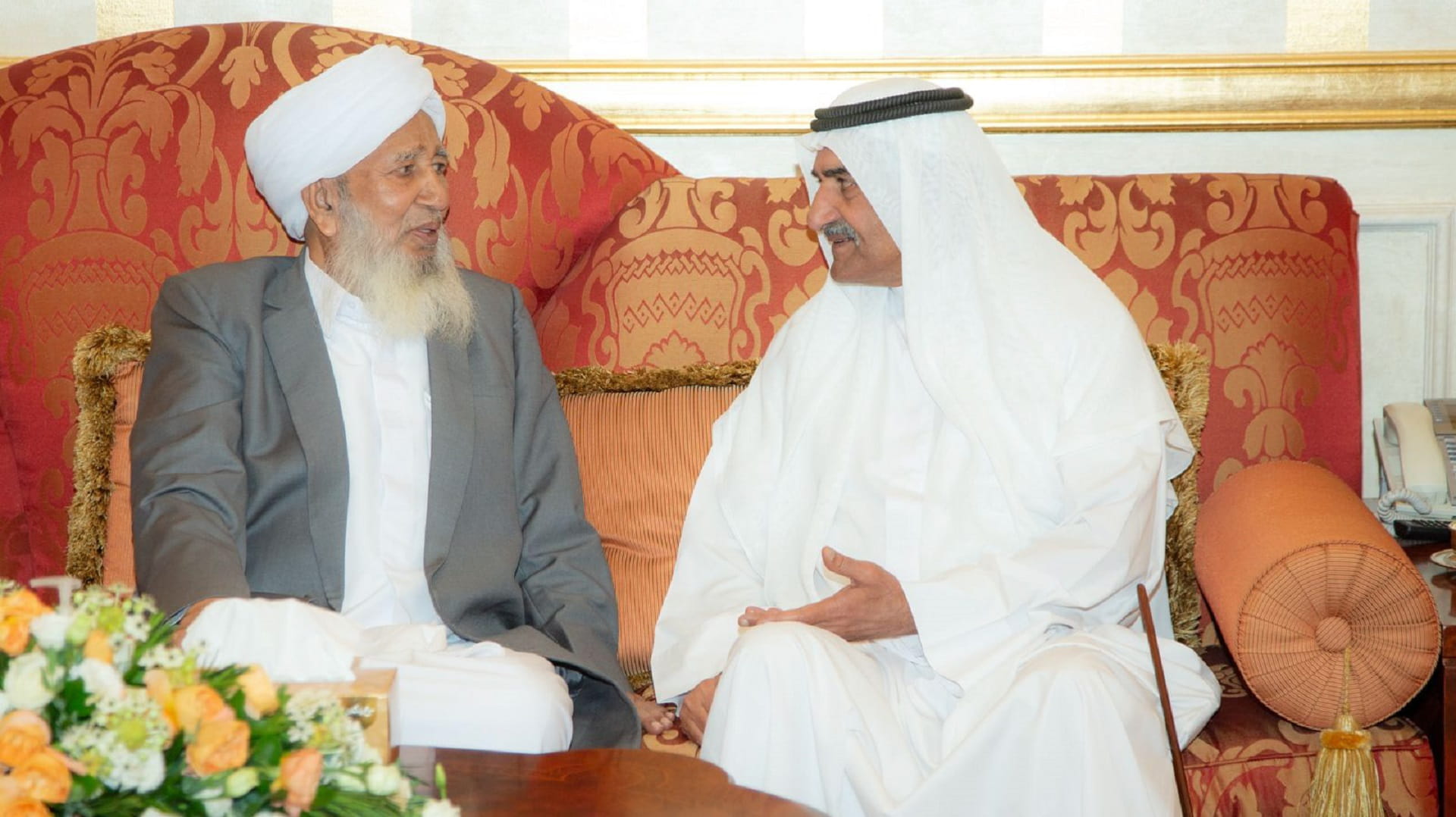 Image for the title: Fujairah Ruler receives India’s Grand Mufti, Ramadan well-wishers 