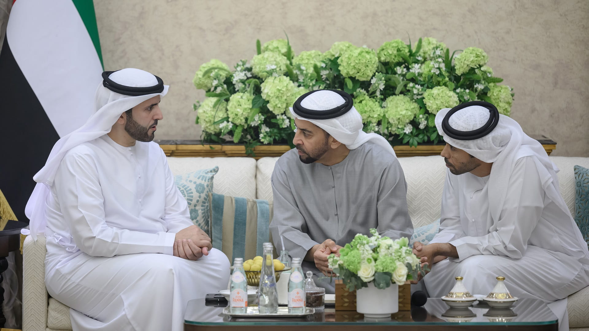 Image for the title: Hamdan bin Zayed receives Ramadan well-wishers 