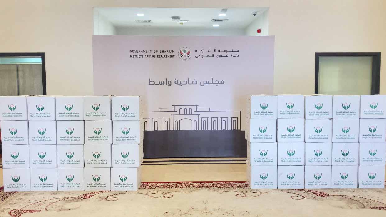 صورة بعنوان: مجلس واسط يوزع المير الرمضاني على 120 من الأسر المتعففة  
