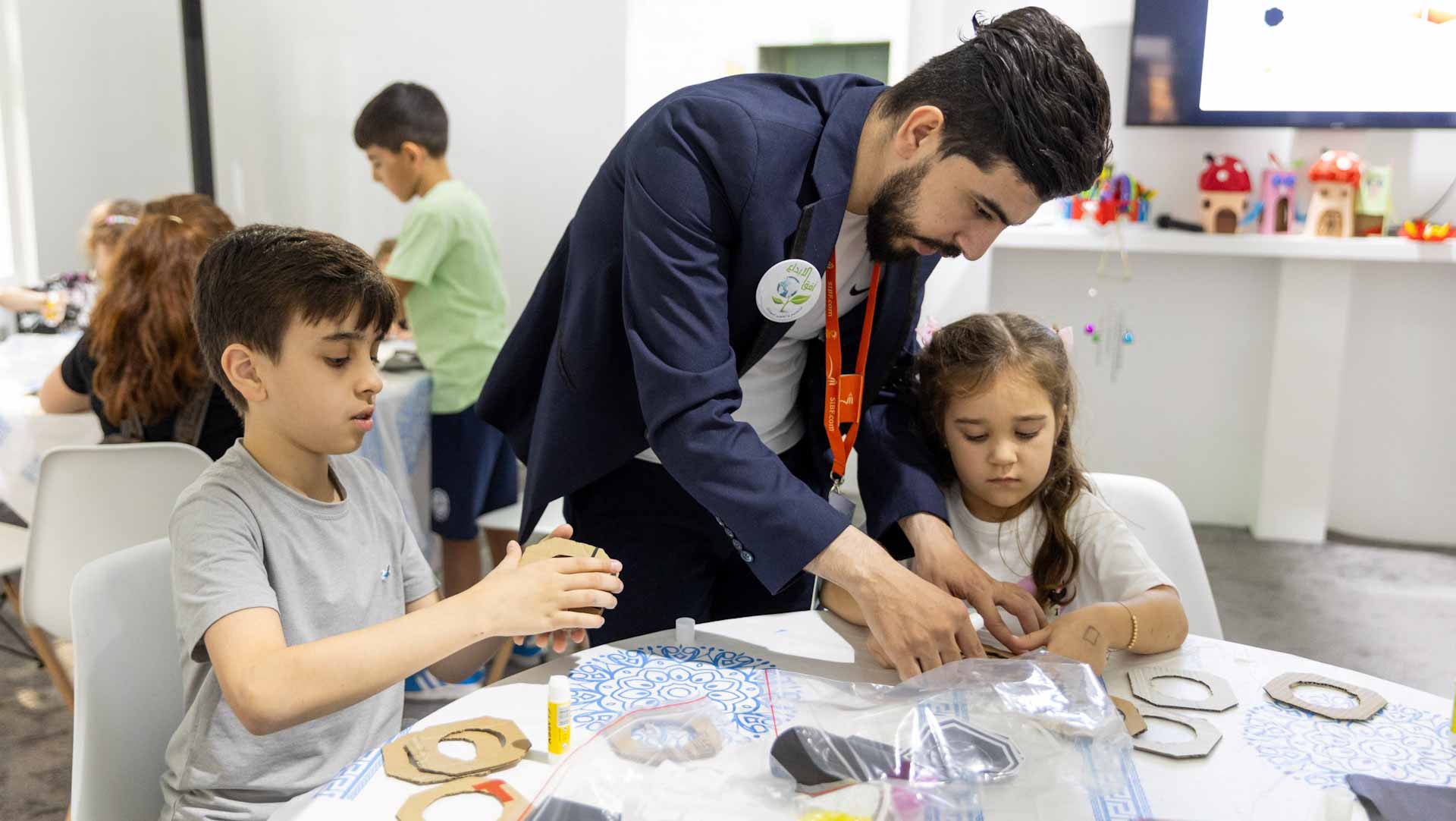 Image for the title: Ibn Majid’s compass guides visitors towards sustainability at SCRF 