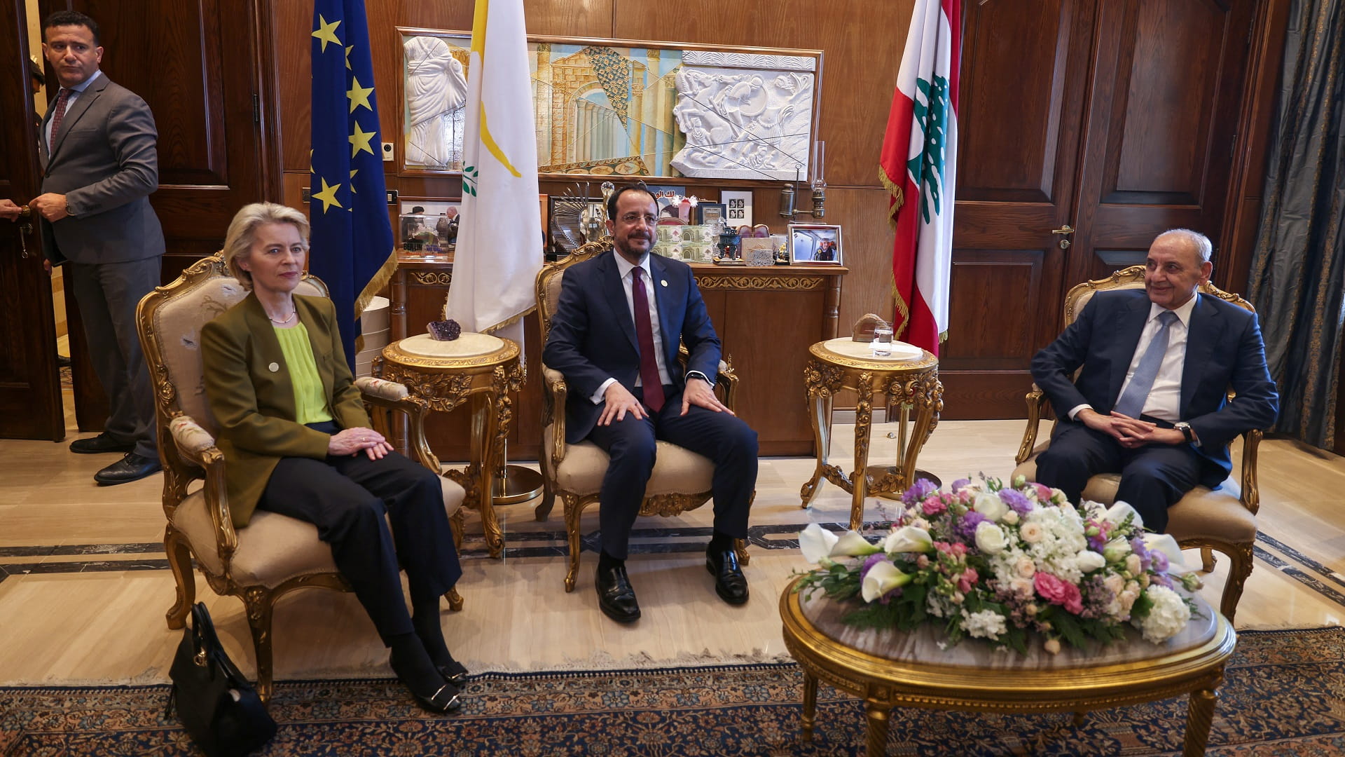 Image for the title: EU pledges $1bn for Lebanon, urges action on illegal migration 