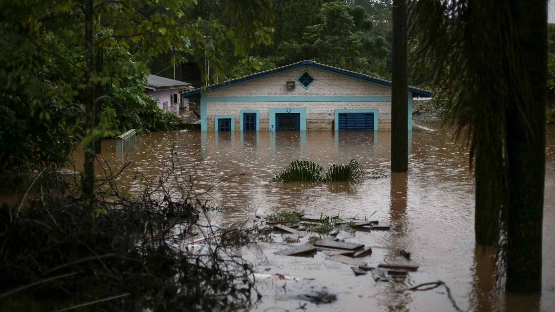 Image for the title: Death toll from rains in southern Brazil climbs to 29 