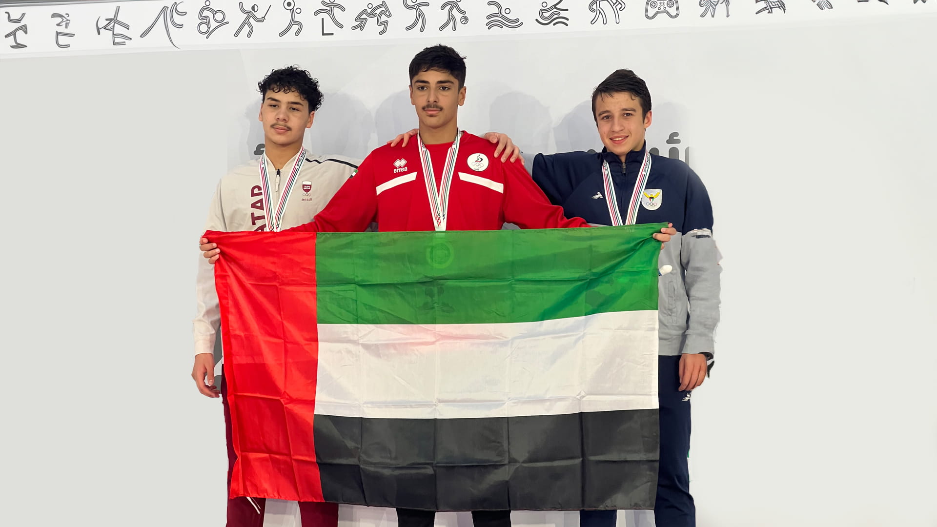 Image for the title: Al Shehhi continues successes in swimming  