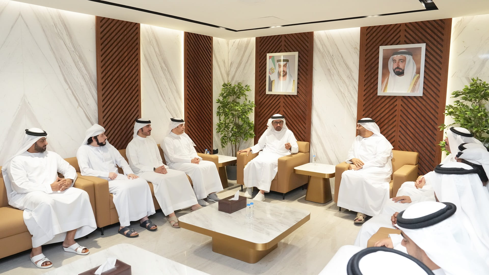 Al Hajeri visits Sharjah Sports Council