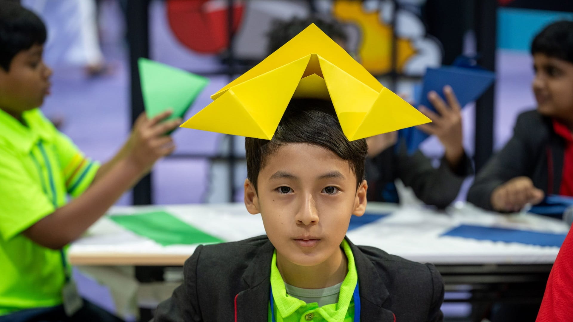 Image for the title: SCRF 2024: Students explore delicate art of Japanese origami 