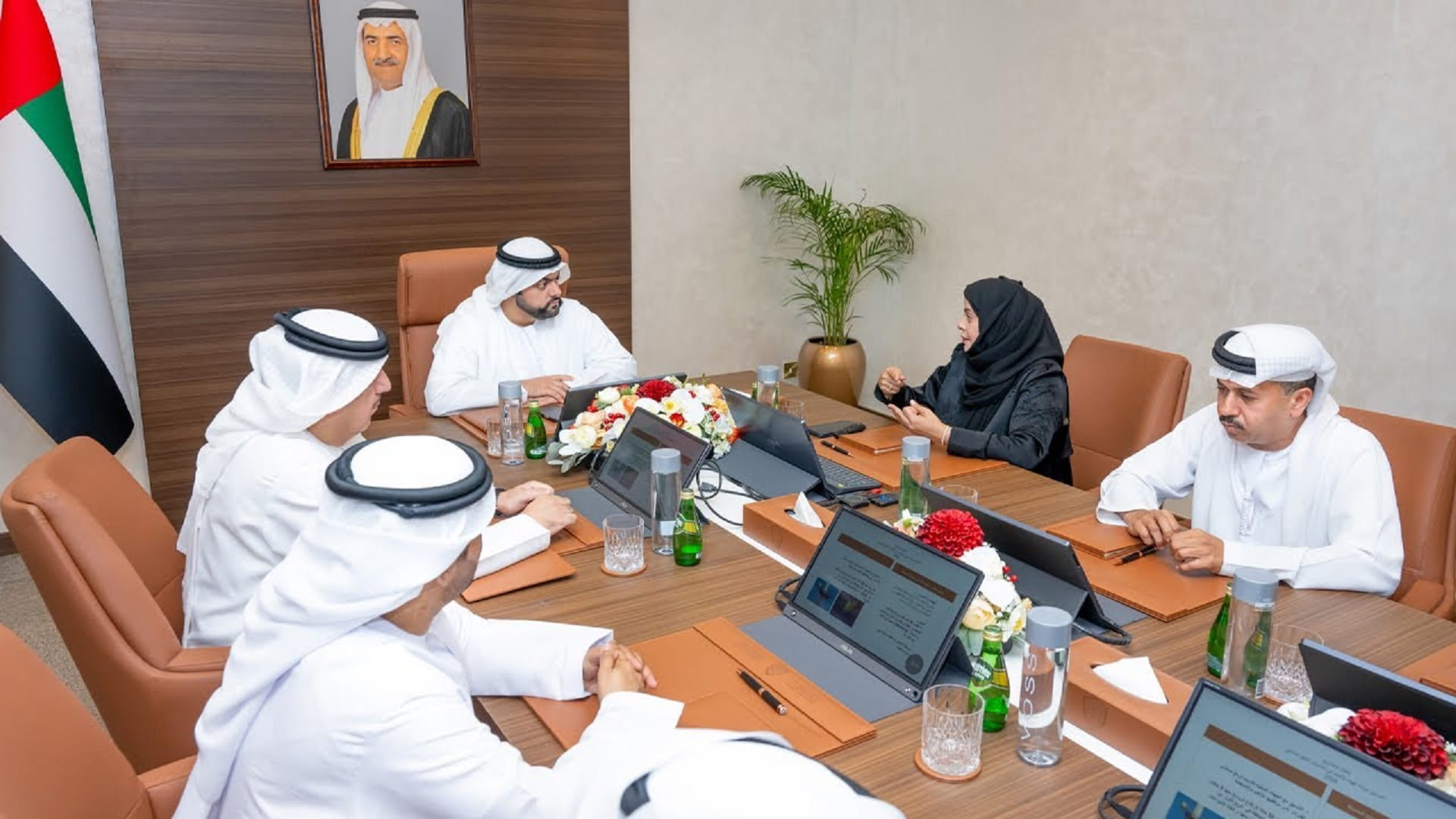 Image for the title: Fujairah CP chairs meeting of Fujairah Environment Authority's BoD 