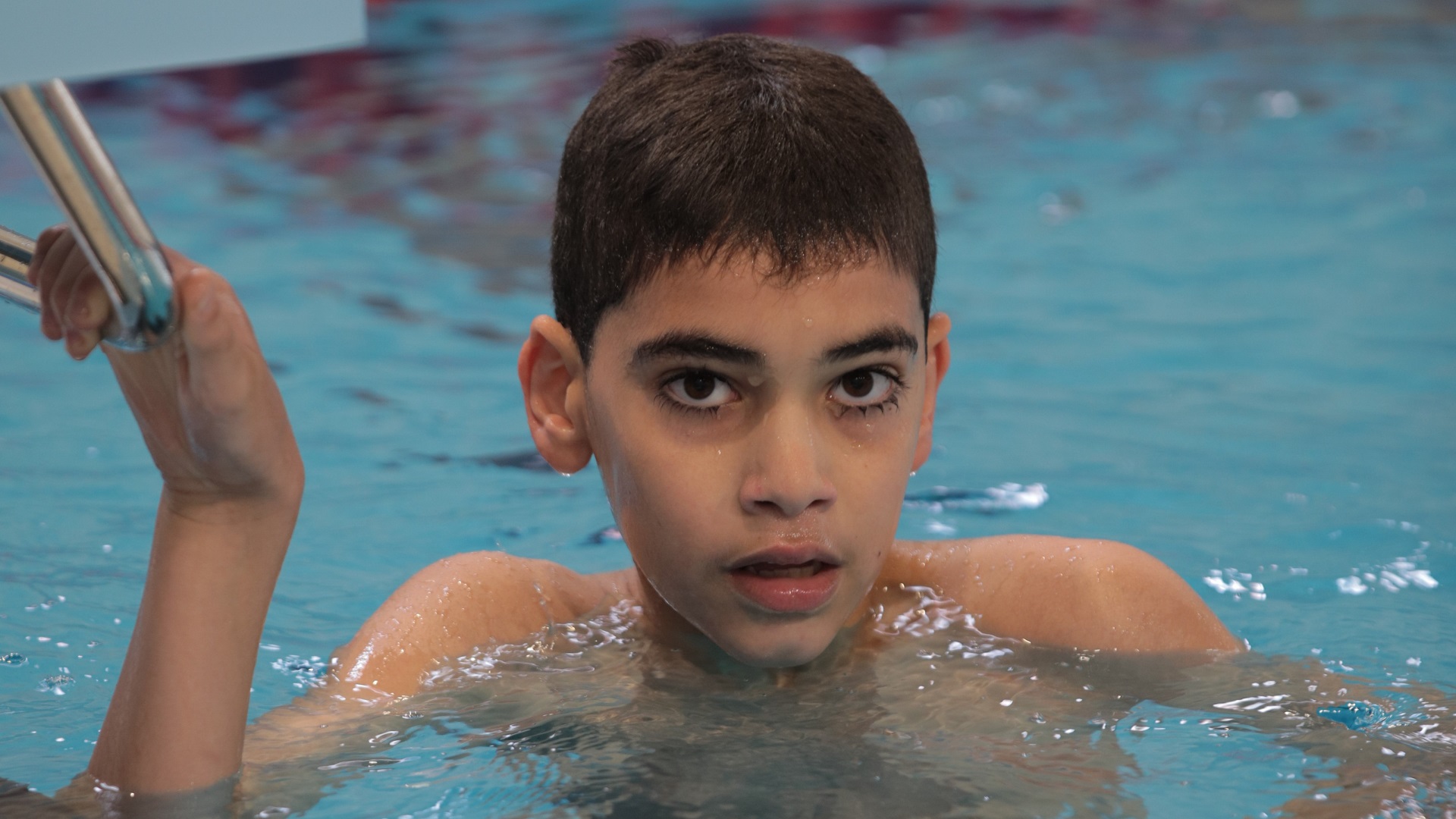 Image for the title: 170 participants in the Sharjah Children’s Swimming Festival 