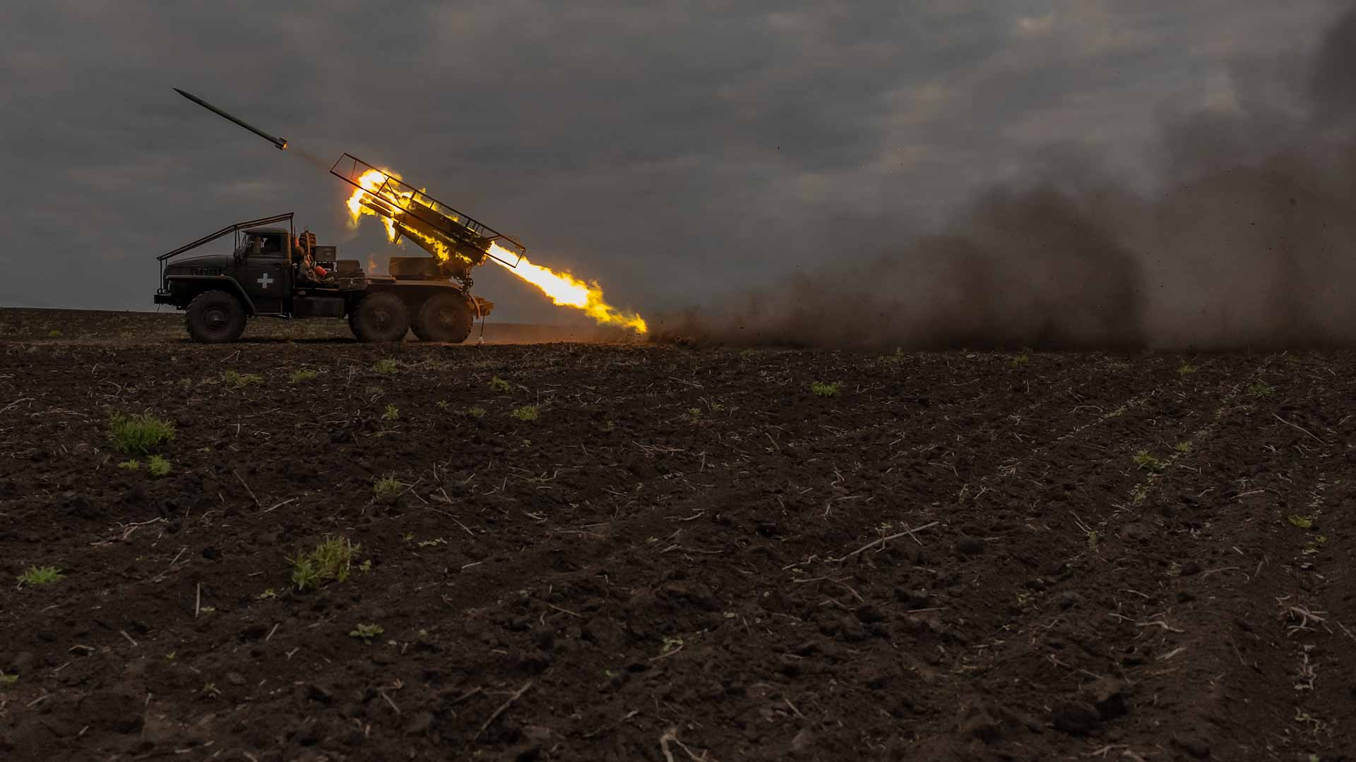 Image for the title: Ukraine hits Russia in overnight drone wave, two dead 