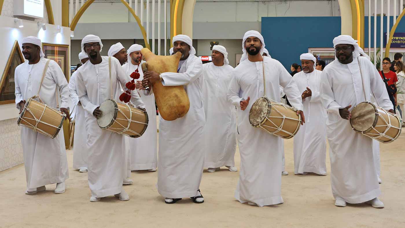 Image for the title: Emirati folk art shines at the 2024 Thessaloniki Book Fair 